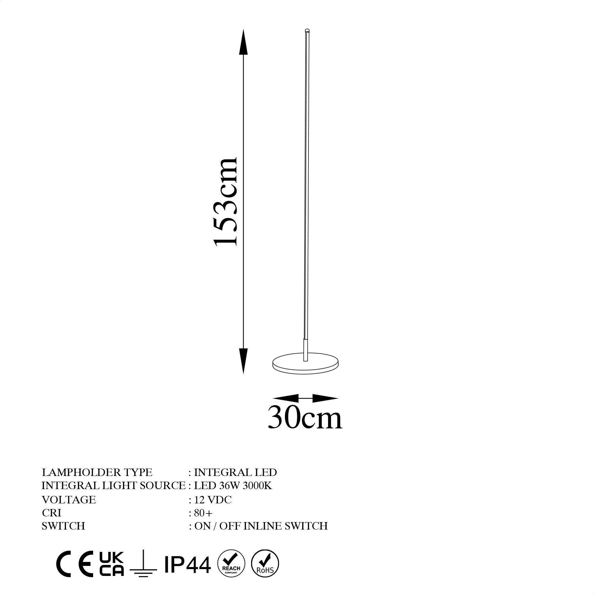Only - 13317 Golvlampa