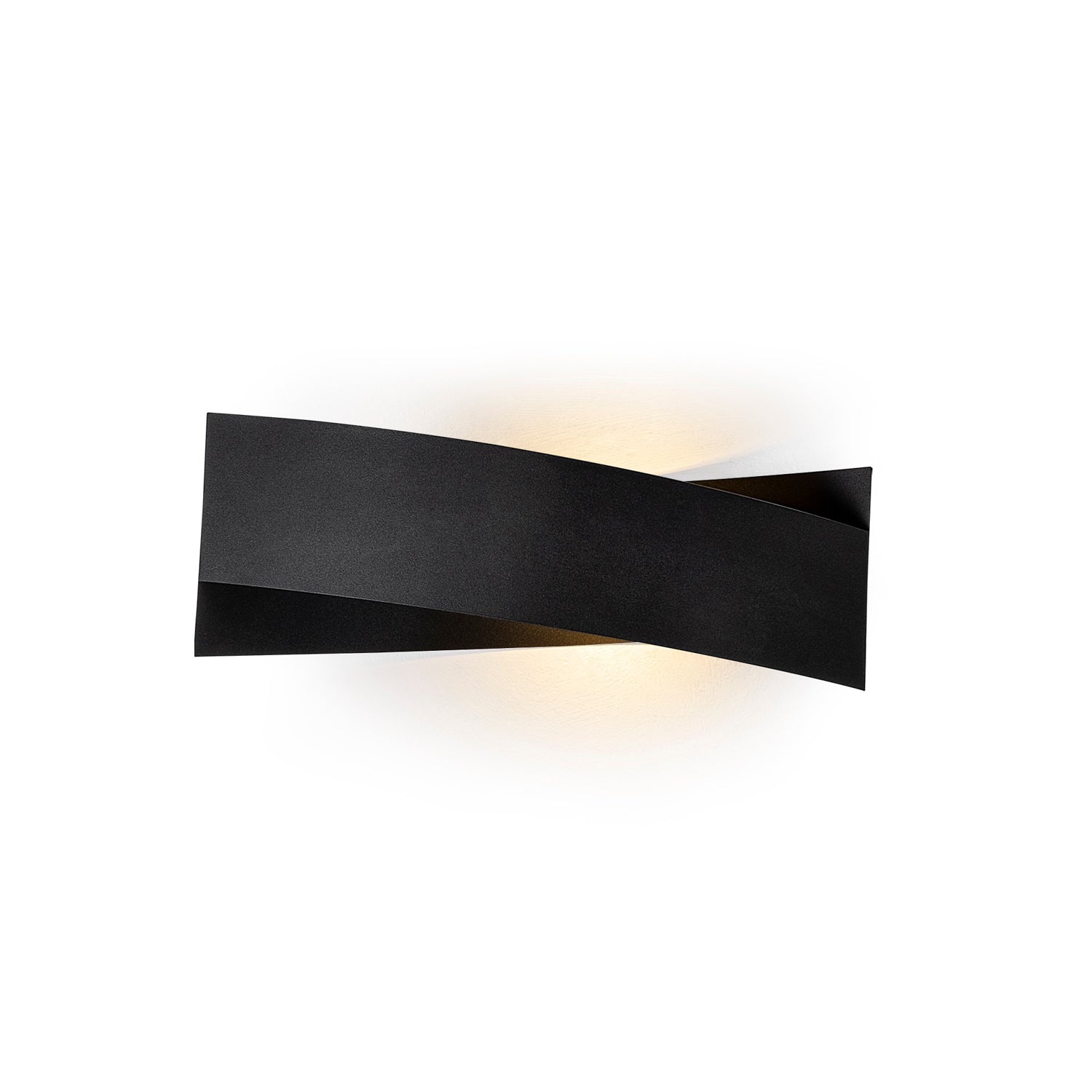 7156 - Svart Vägglampa