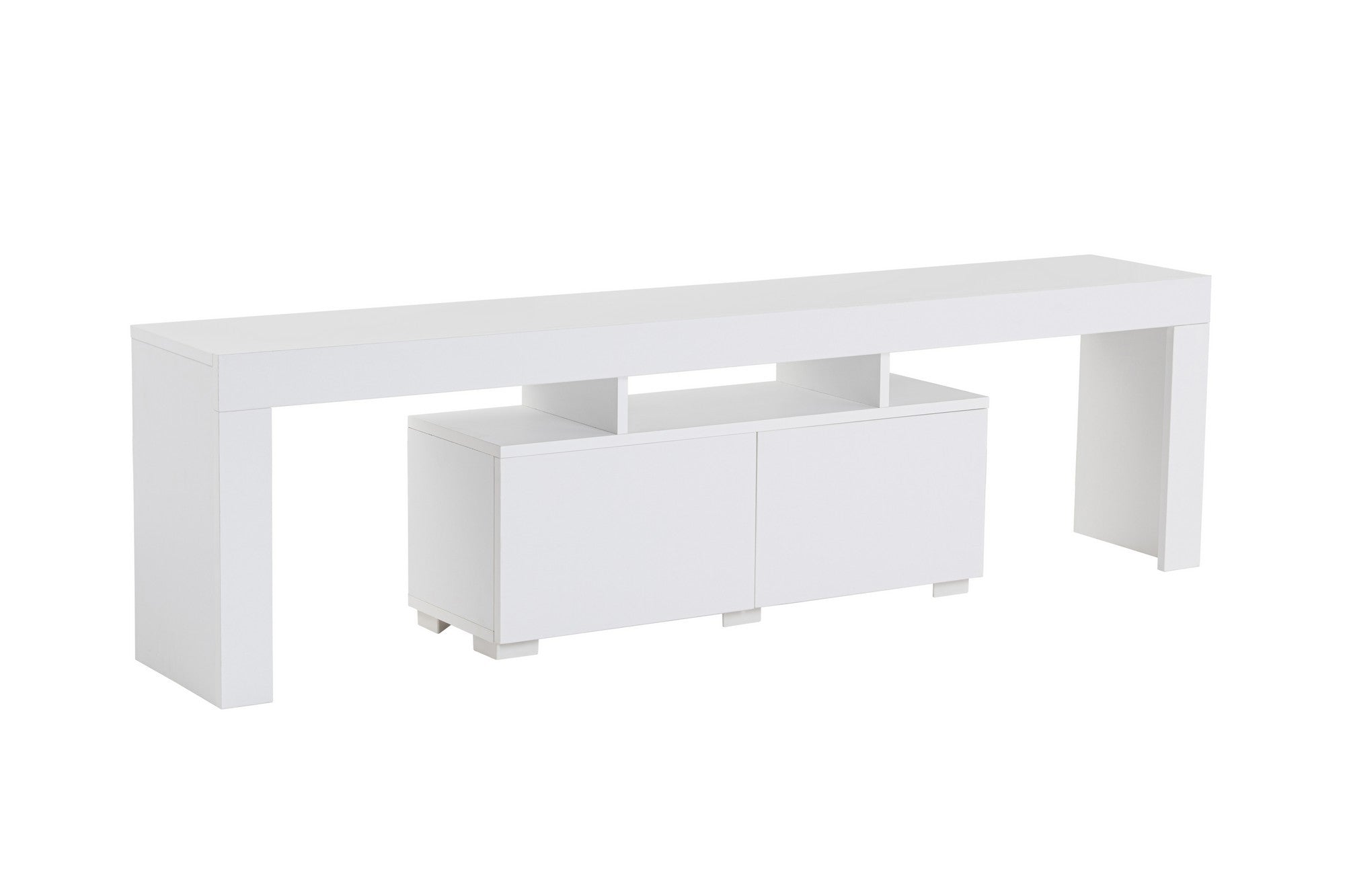 Enclave - Natural White TV Stand