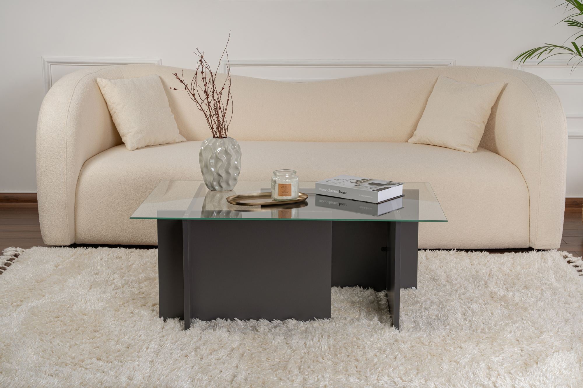 Vetrino - Anthracite Coffee Table