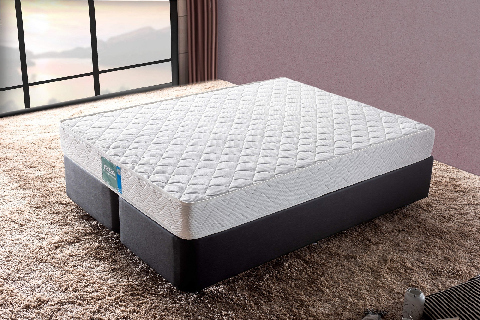 Hazan 160x200 cm Dubbelstorlek Fast Madrass Madrass