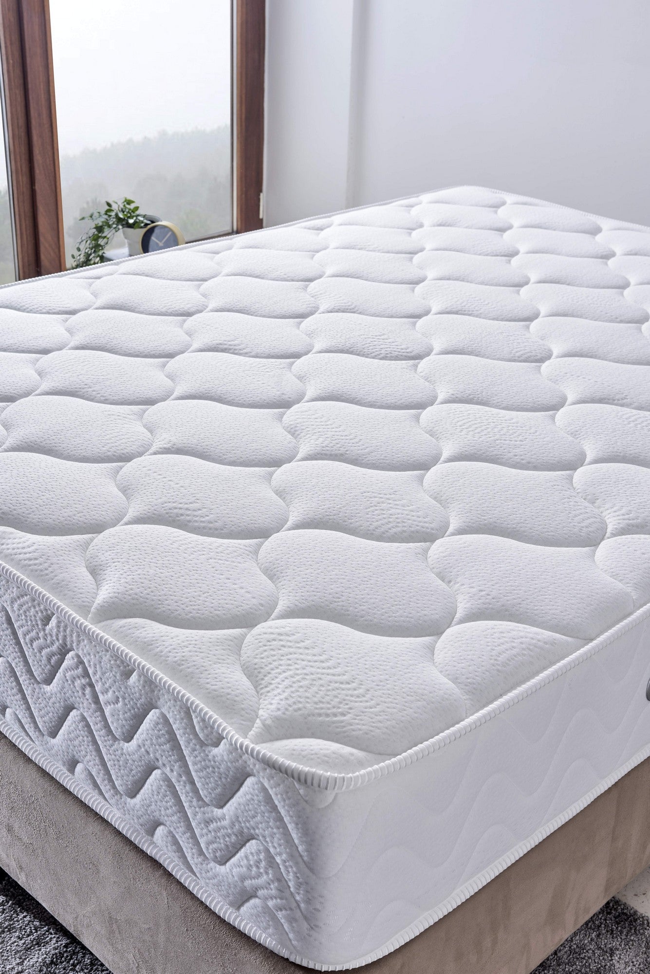 Avkopplande 140x200 cm Dubbelstorlek Lyxig Medelfast Madrass Madrass