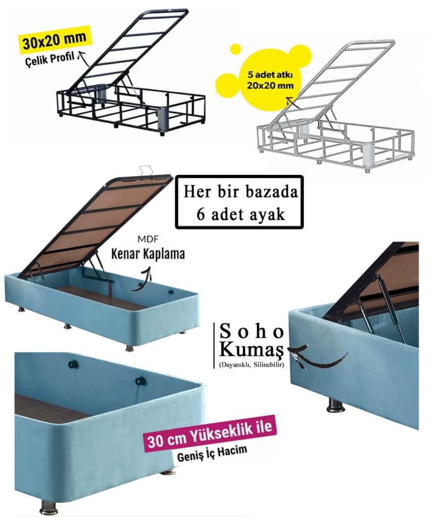 Cozy Single - 120x200 Enkel Sängbas