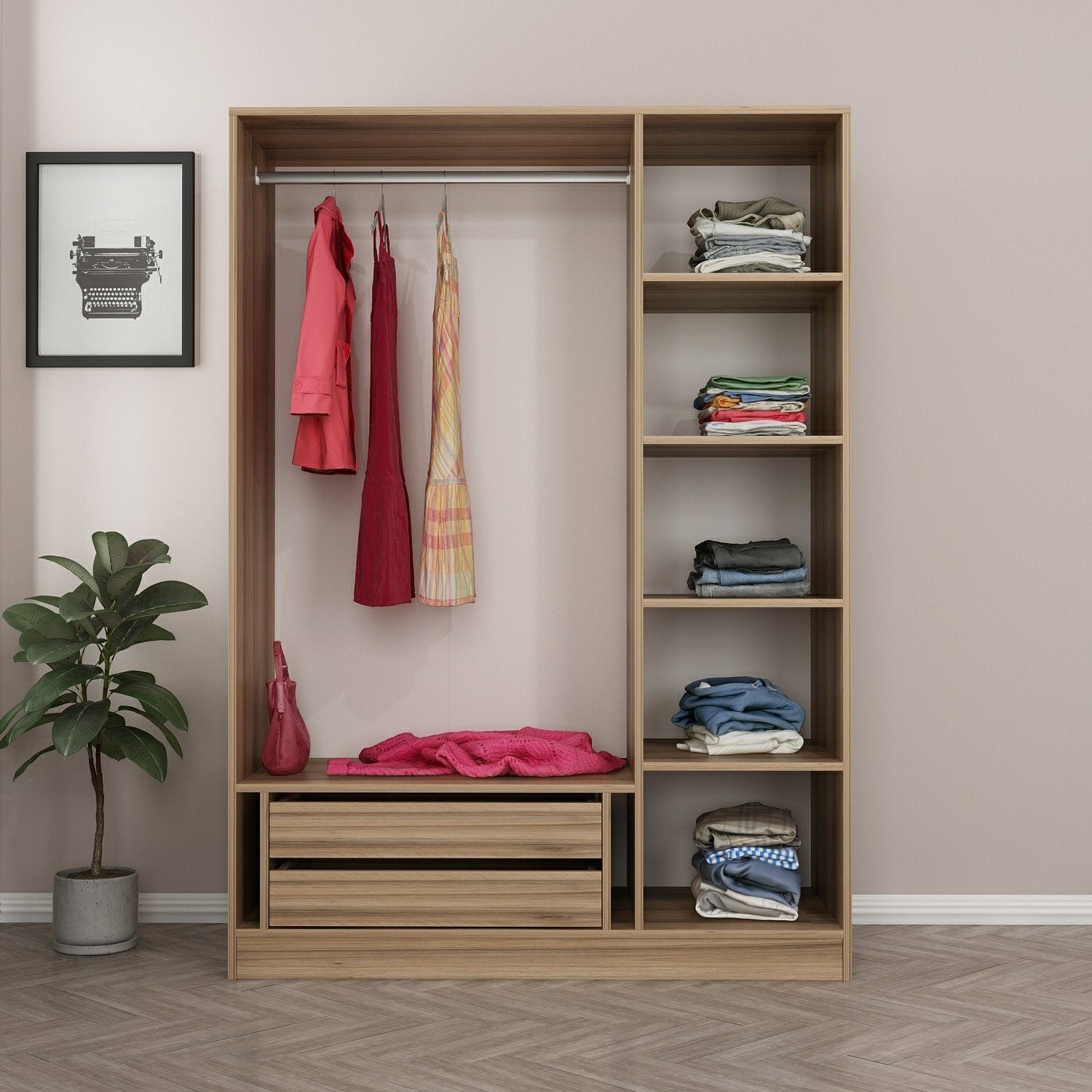 Kale Anthracite - 2284 Garderob