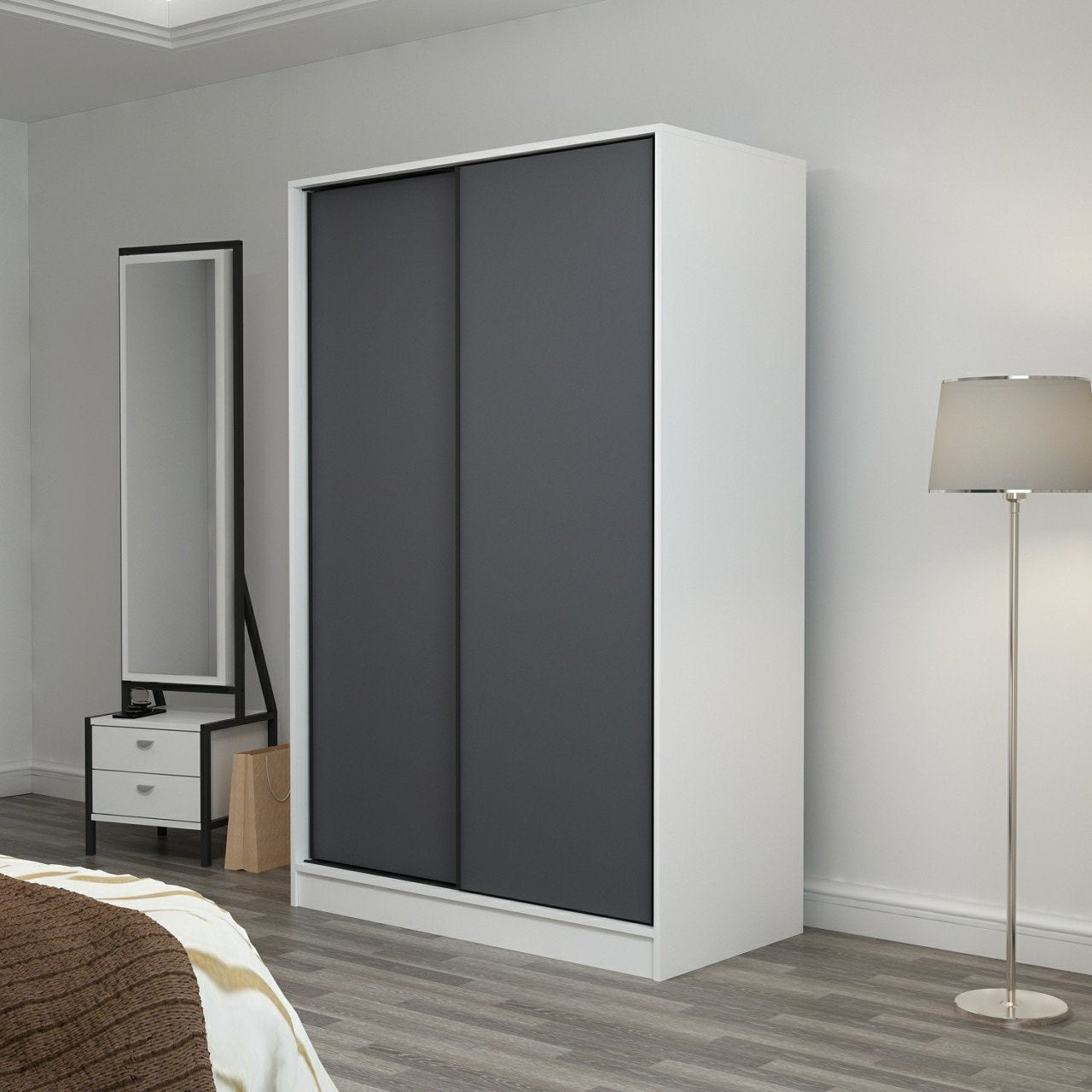Kale White Anthracite - 2309 Garderob
