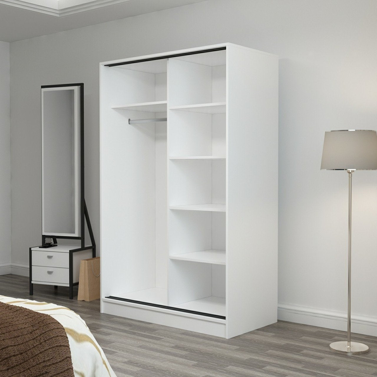 Kale White Anthracite - 2309 Garderob