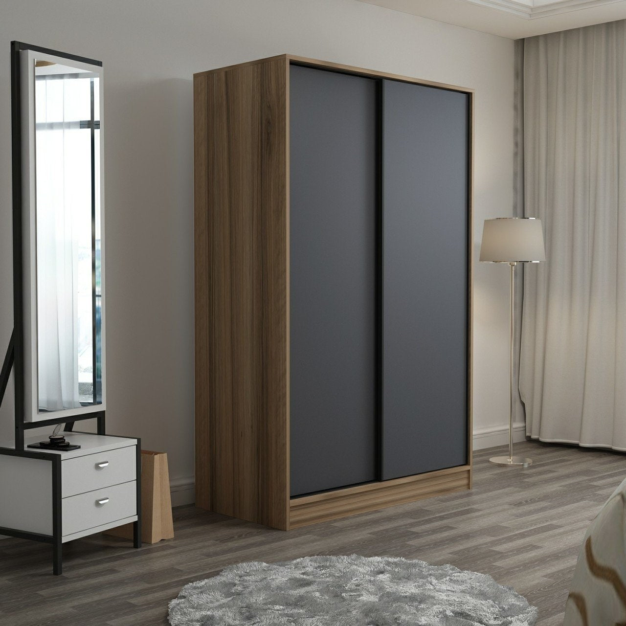 Kale Anthracite Oak - 2316 Garderob