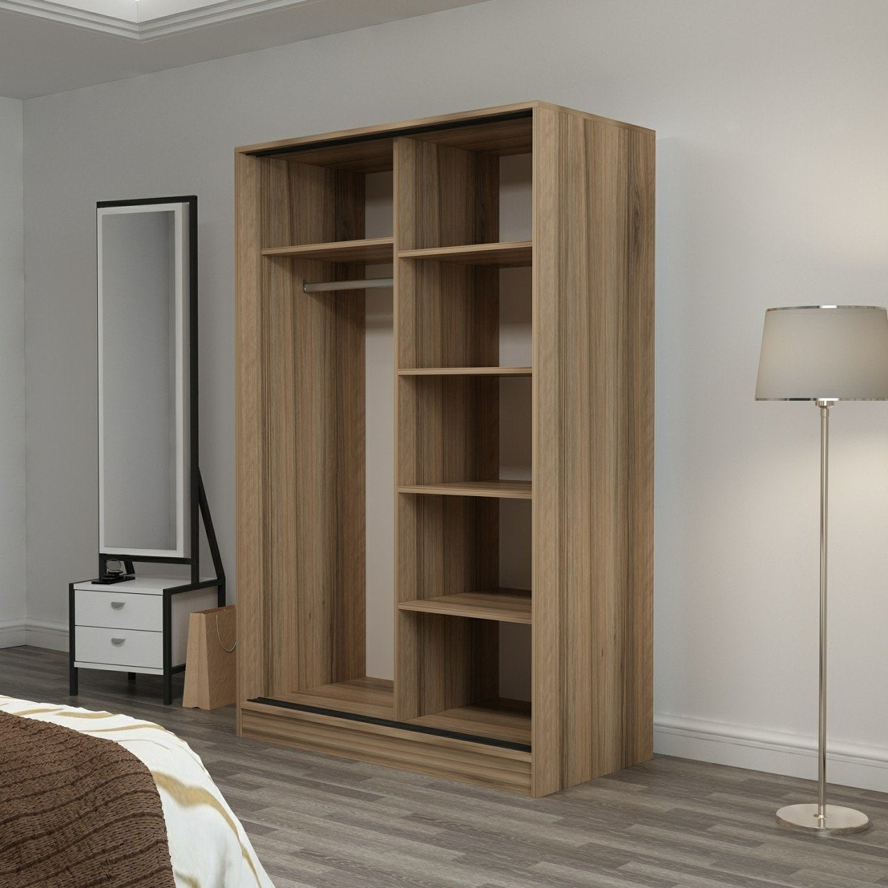 Kale Anthracite Oak - 2316 Garderob