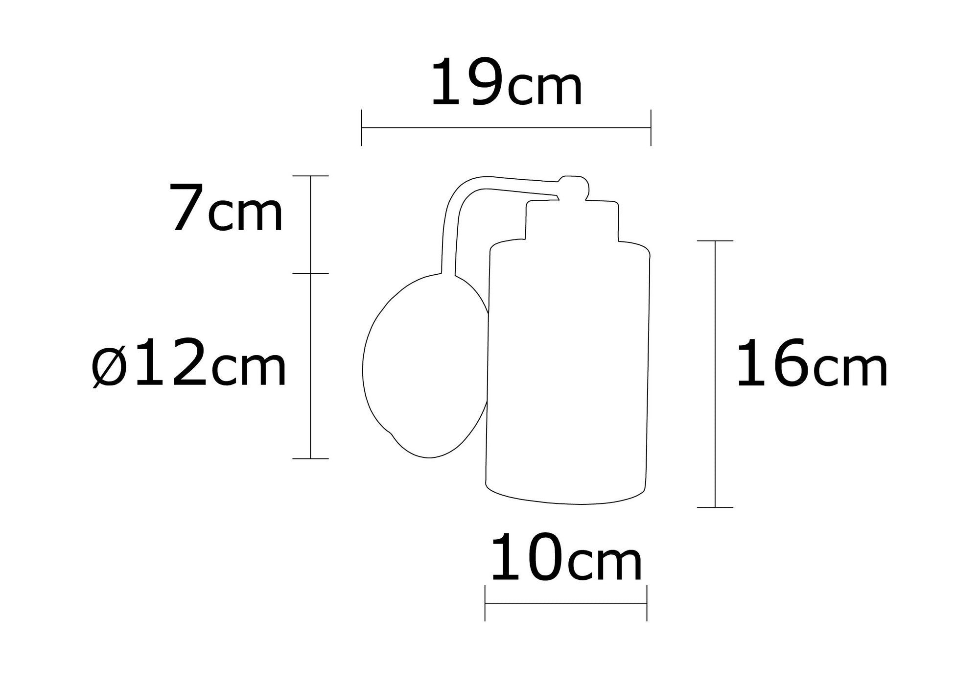 Balcova - N-340 Vägglampa