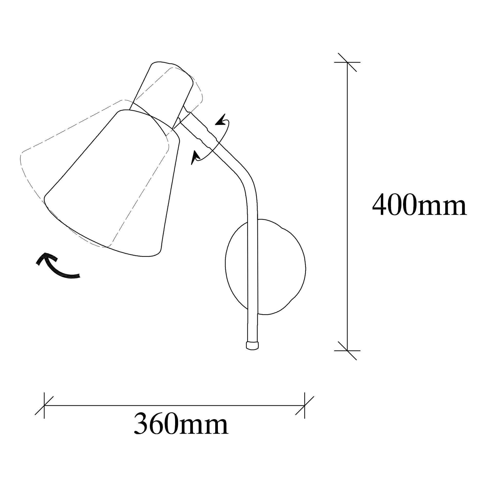 Sivani - MR-664 Vägglampa