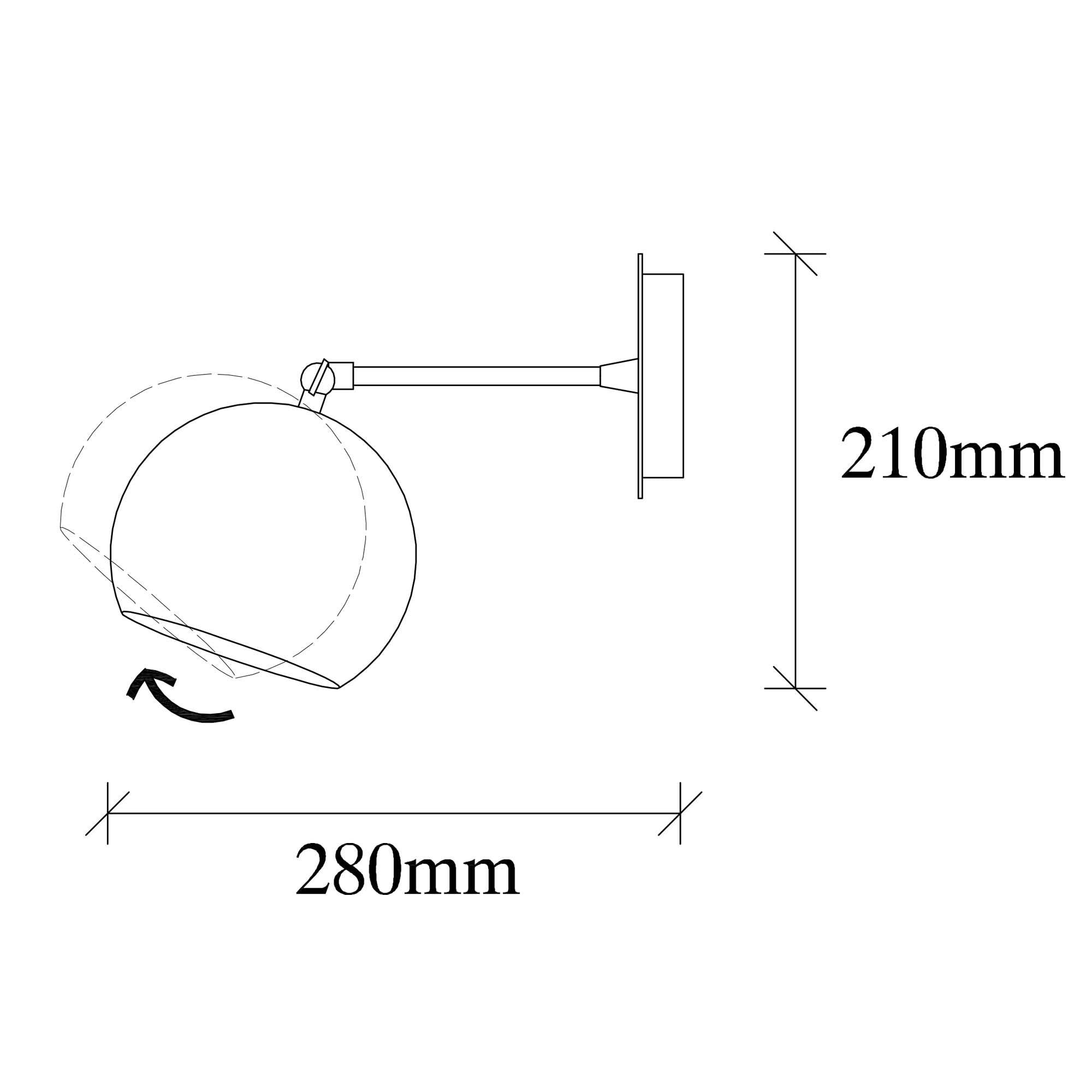 Sivani - MR - 708 Vägglampa