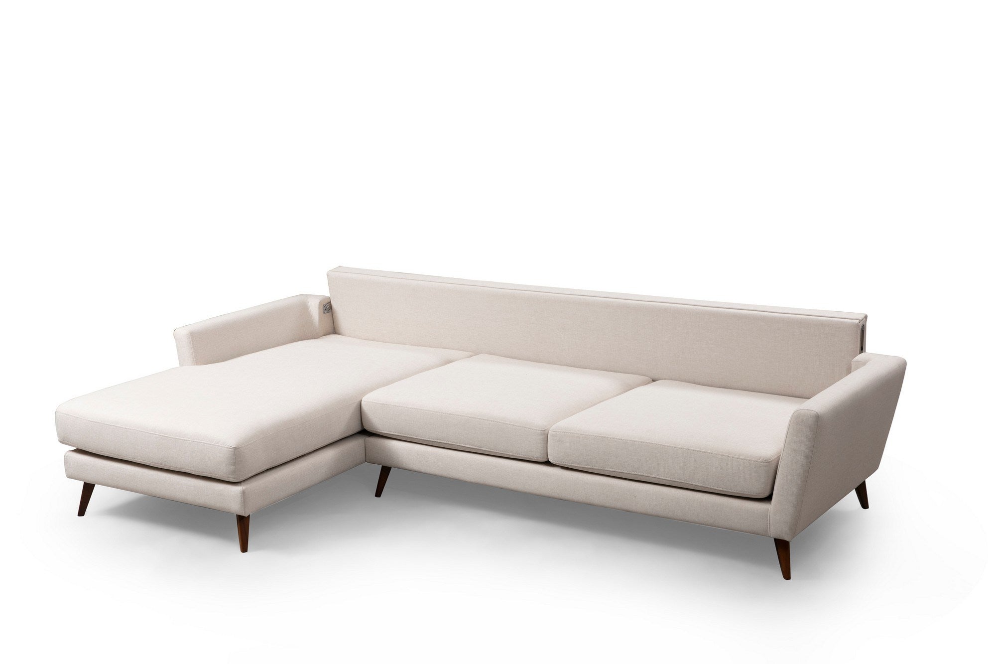 Mayorka Hörn Stor Vänster (Chl - 3R ) - Beige Hörnsoffa-säng