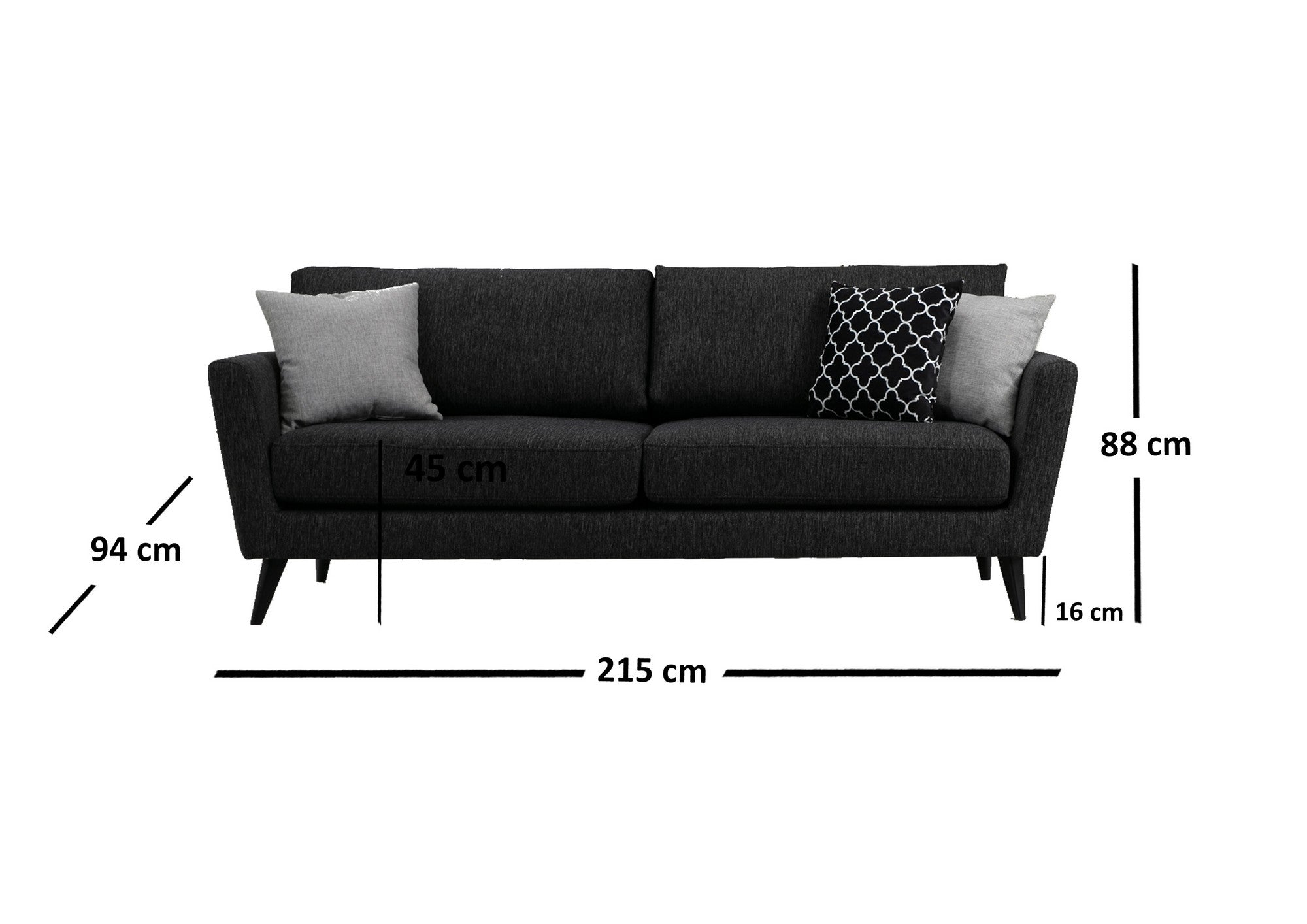 Mayorka 3 Sits 3-Sitssoffa