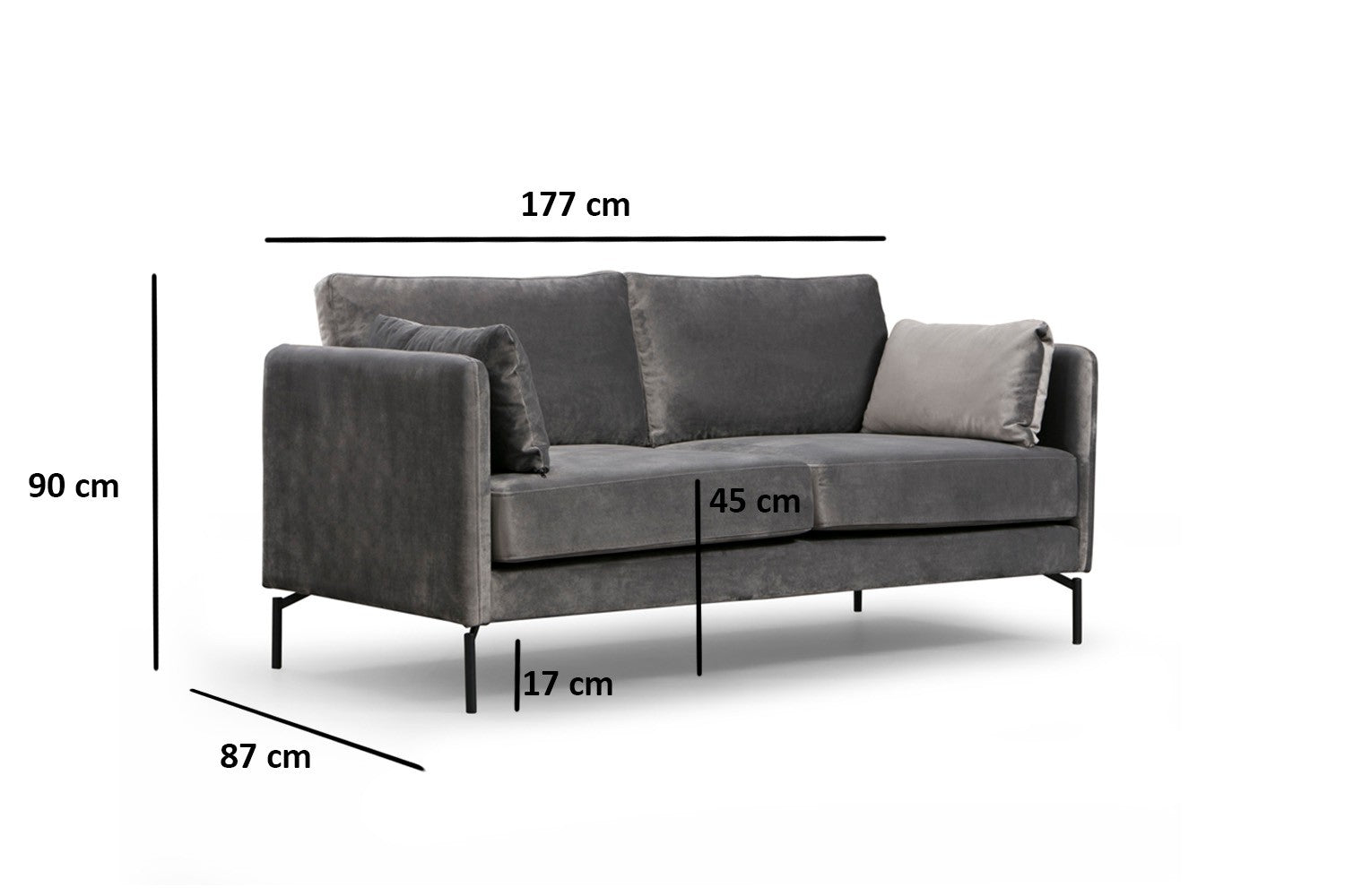 Sino 2 Sits 2-Sits Soffa