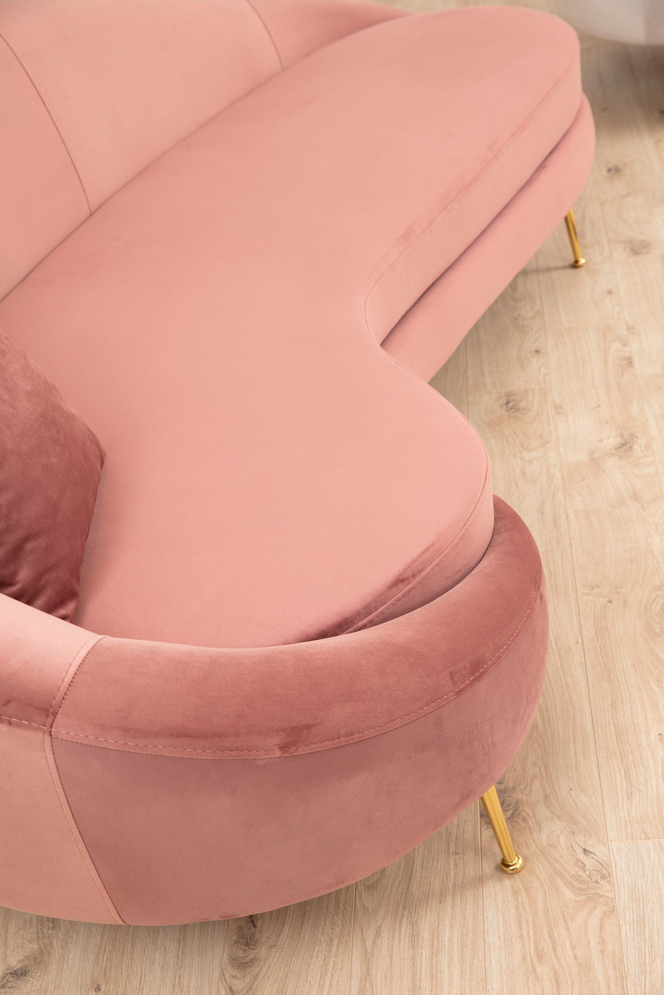 Eses Left - Rosa 3-sits Soffa