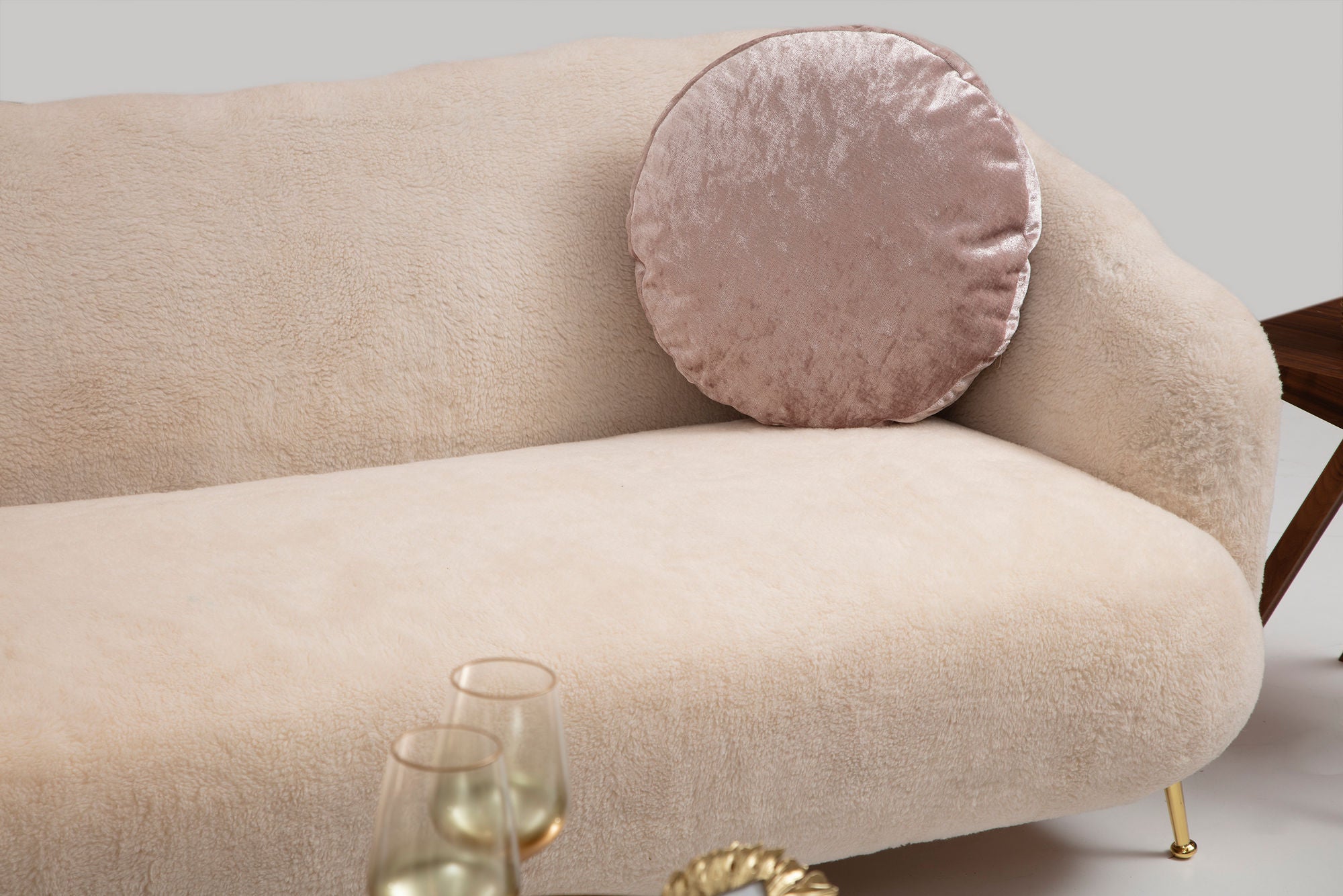 Istiridye - Beige 3-sitssoffa