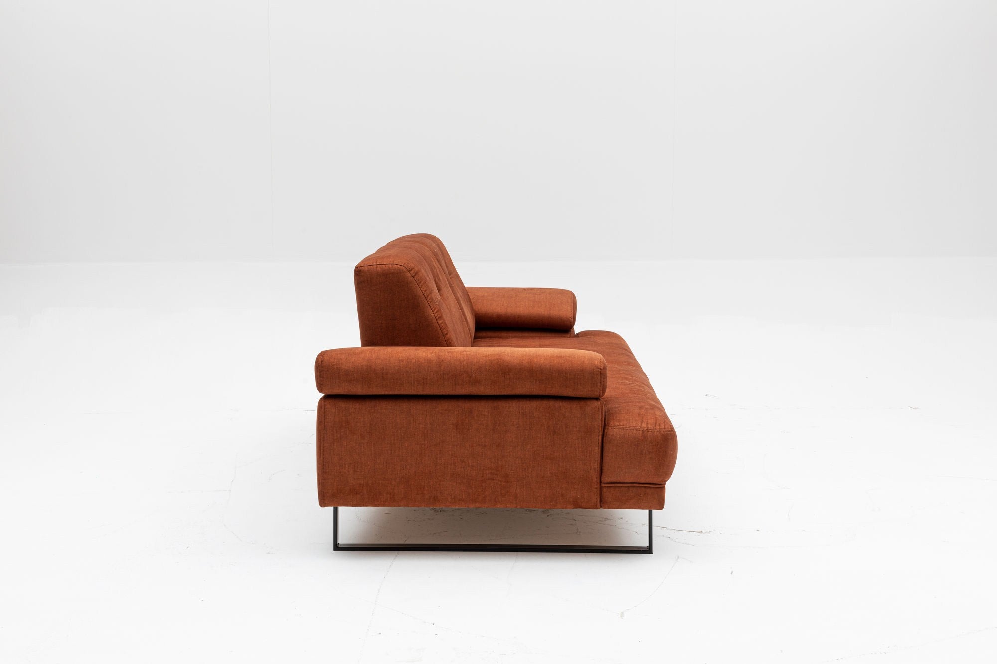Mustang - Orange 2-sits Soffa-Bädd