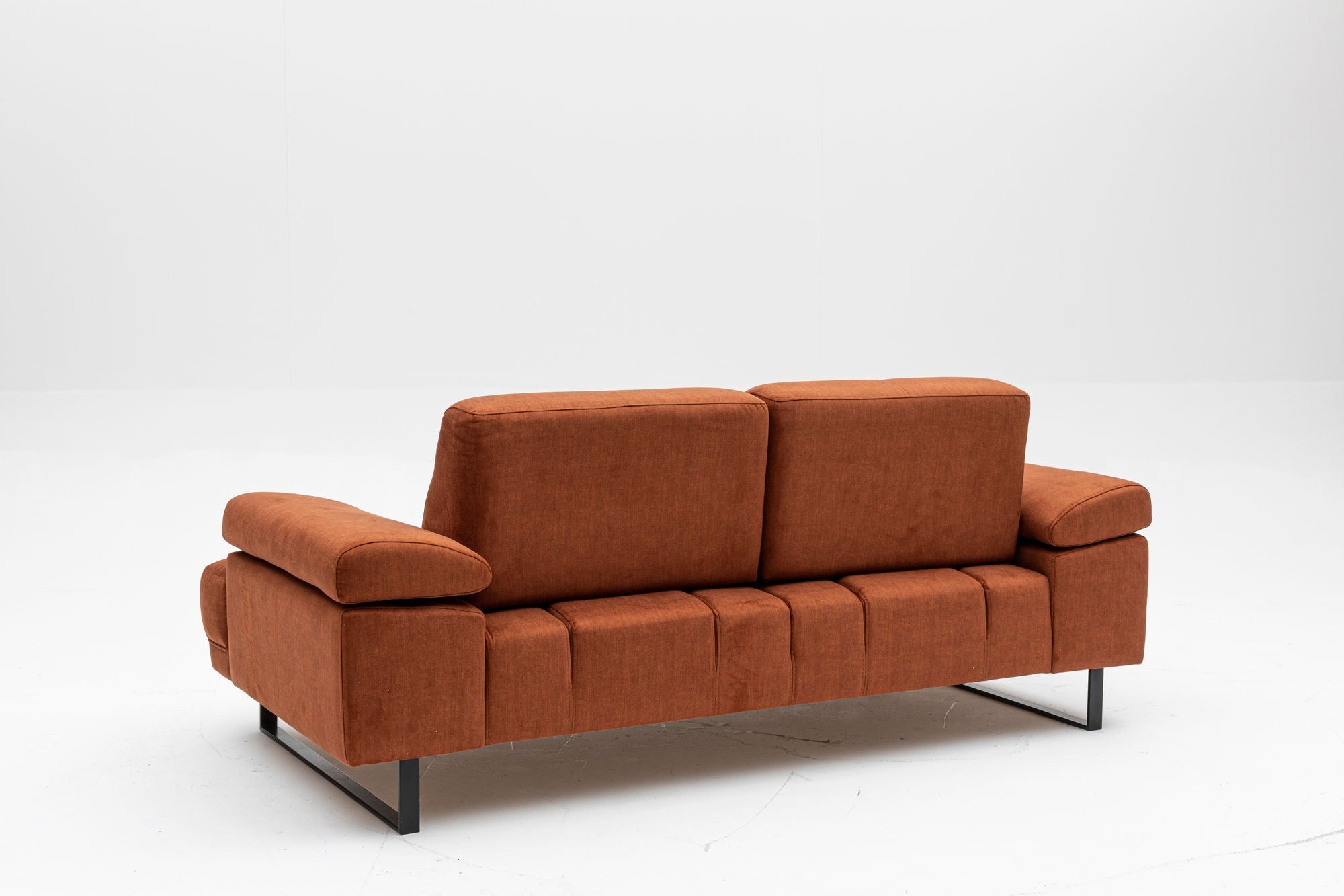 Mustang - Orange 2-sits Soffa-Bädd