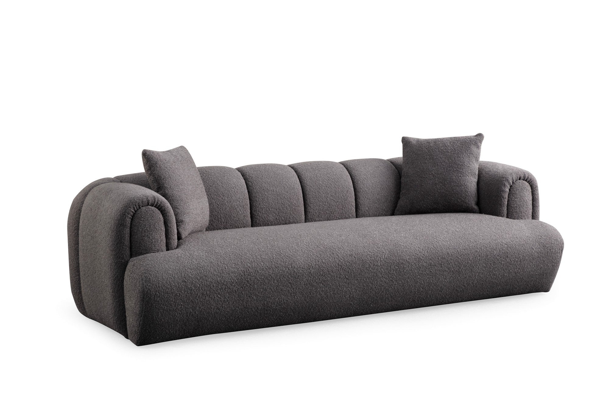 Puffy 3 Plain - Antracit 3-Sits Soffa