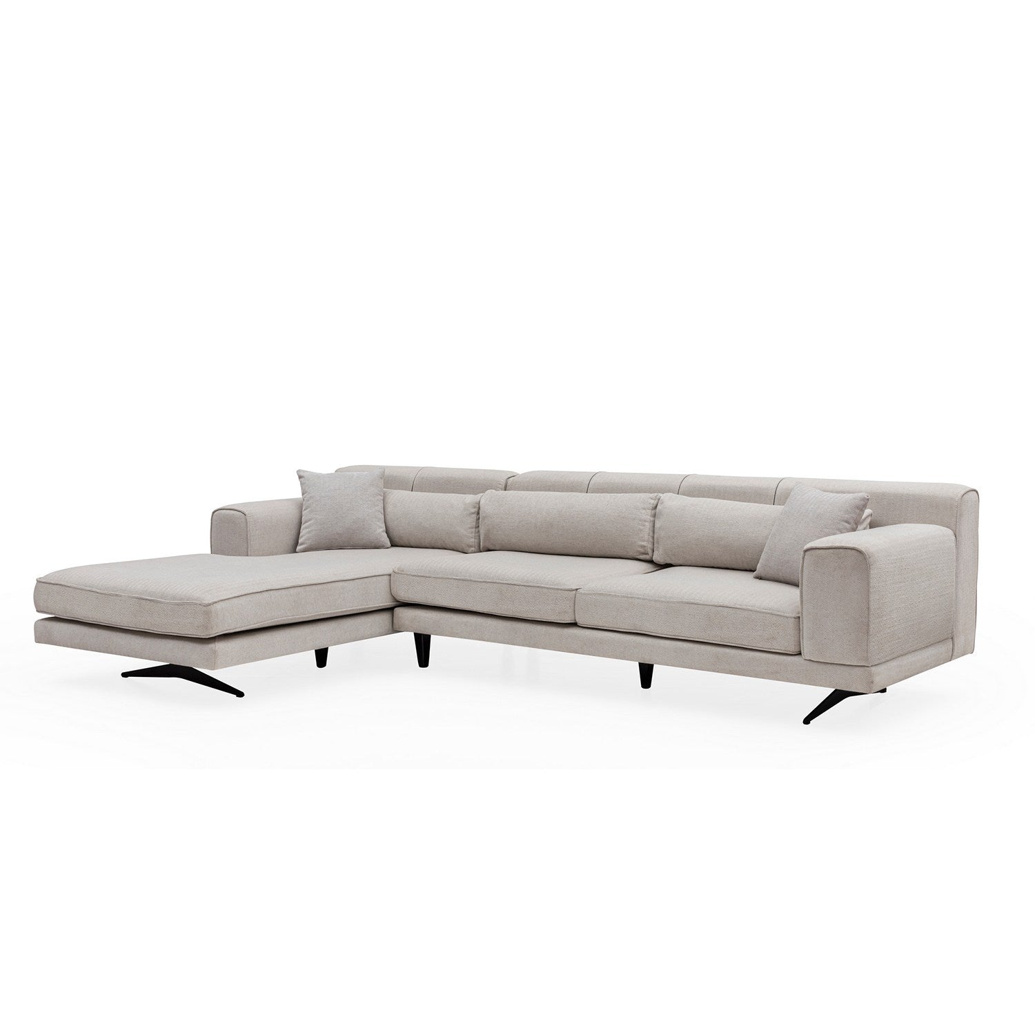Jivago Hörnvänster (Chl-2R) - Beige Hörnsoffa