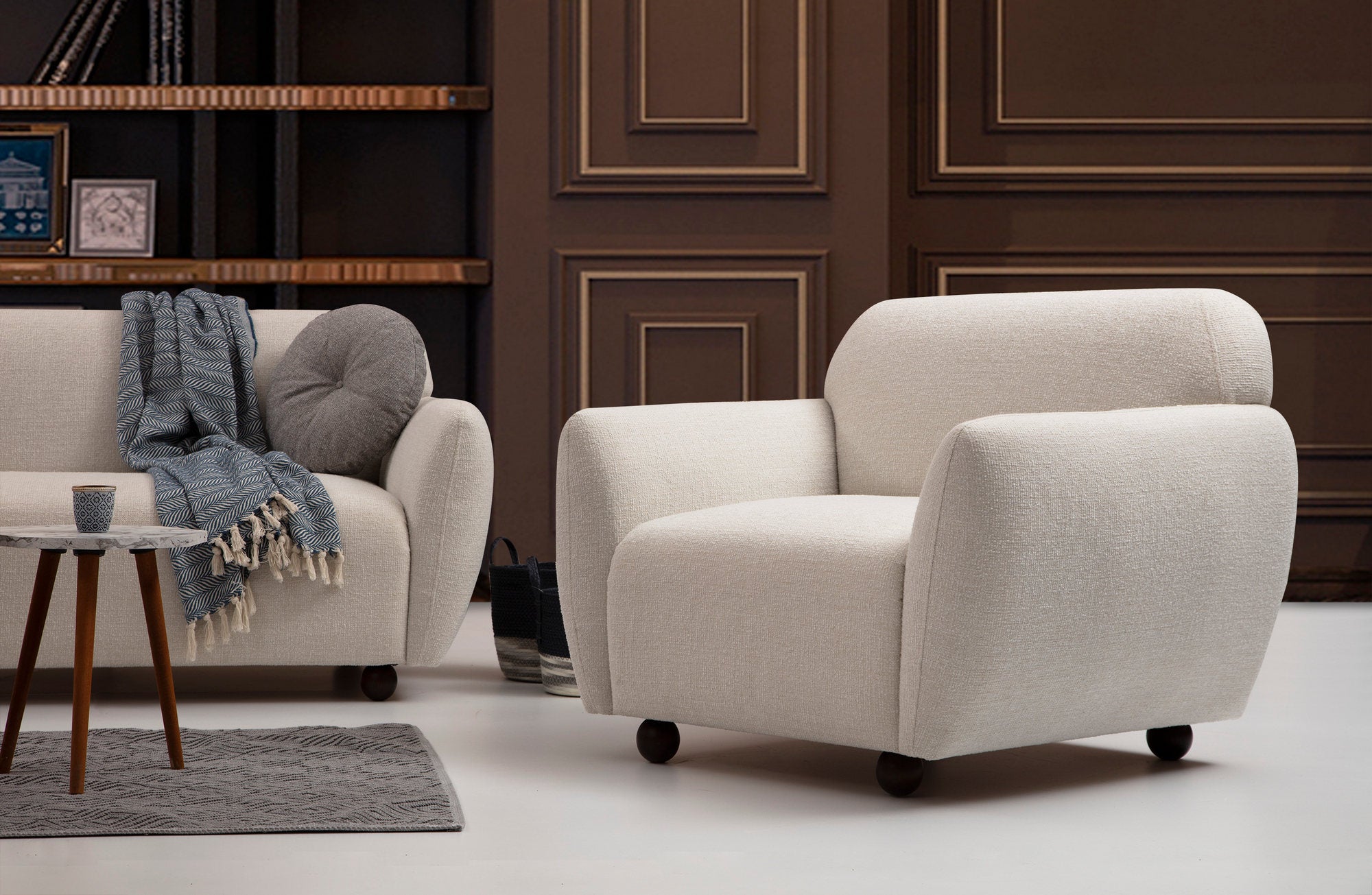 Eddy - Cream Wing Chair