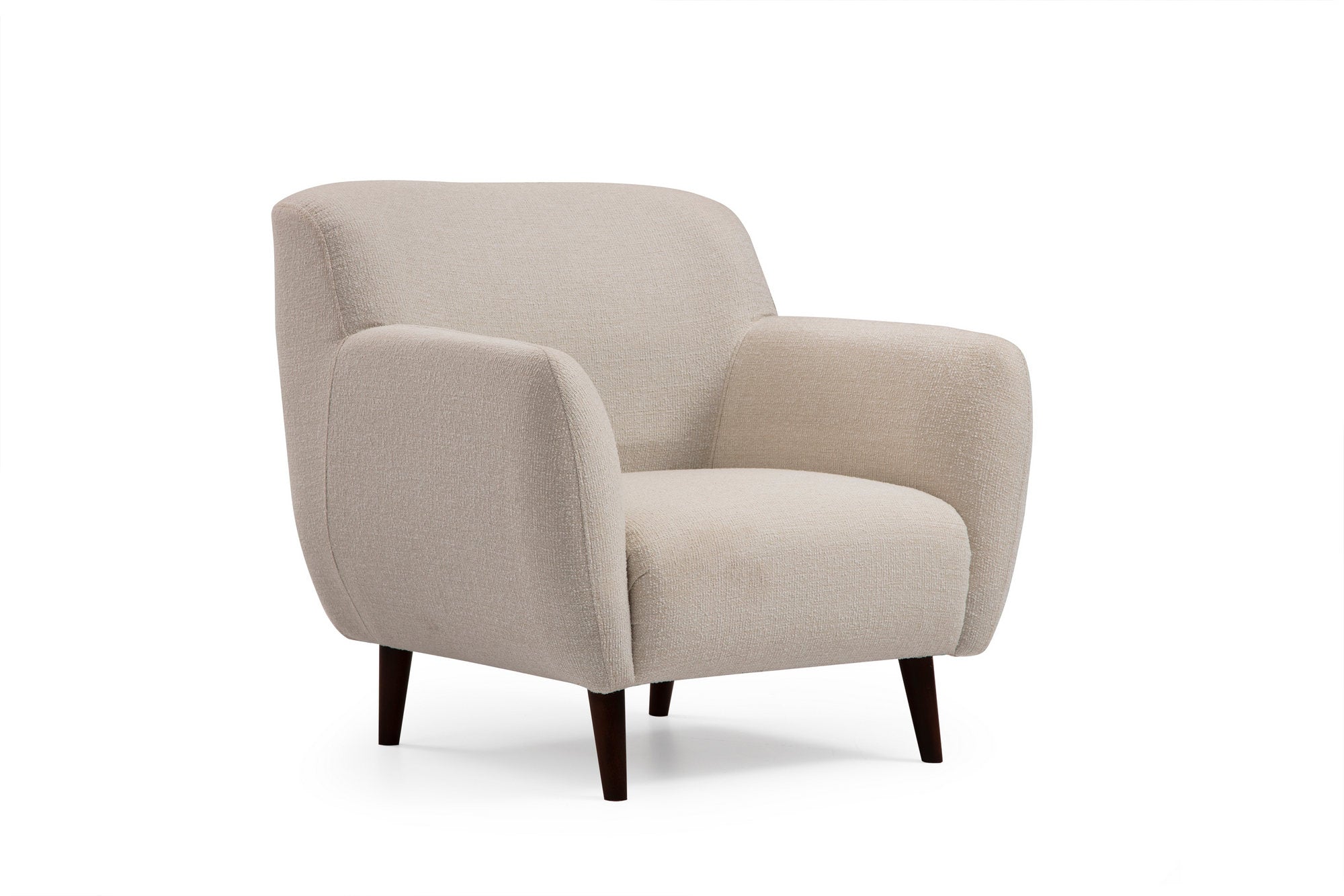 Enna - Beige Wing Chair