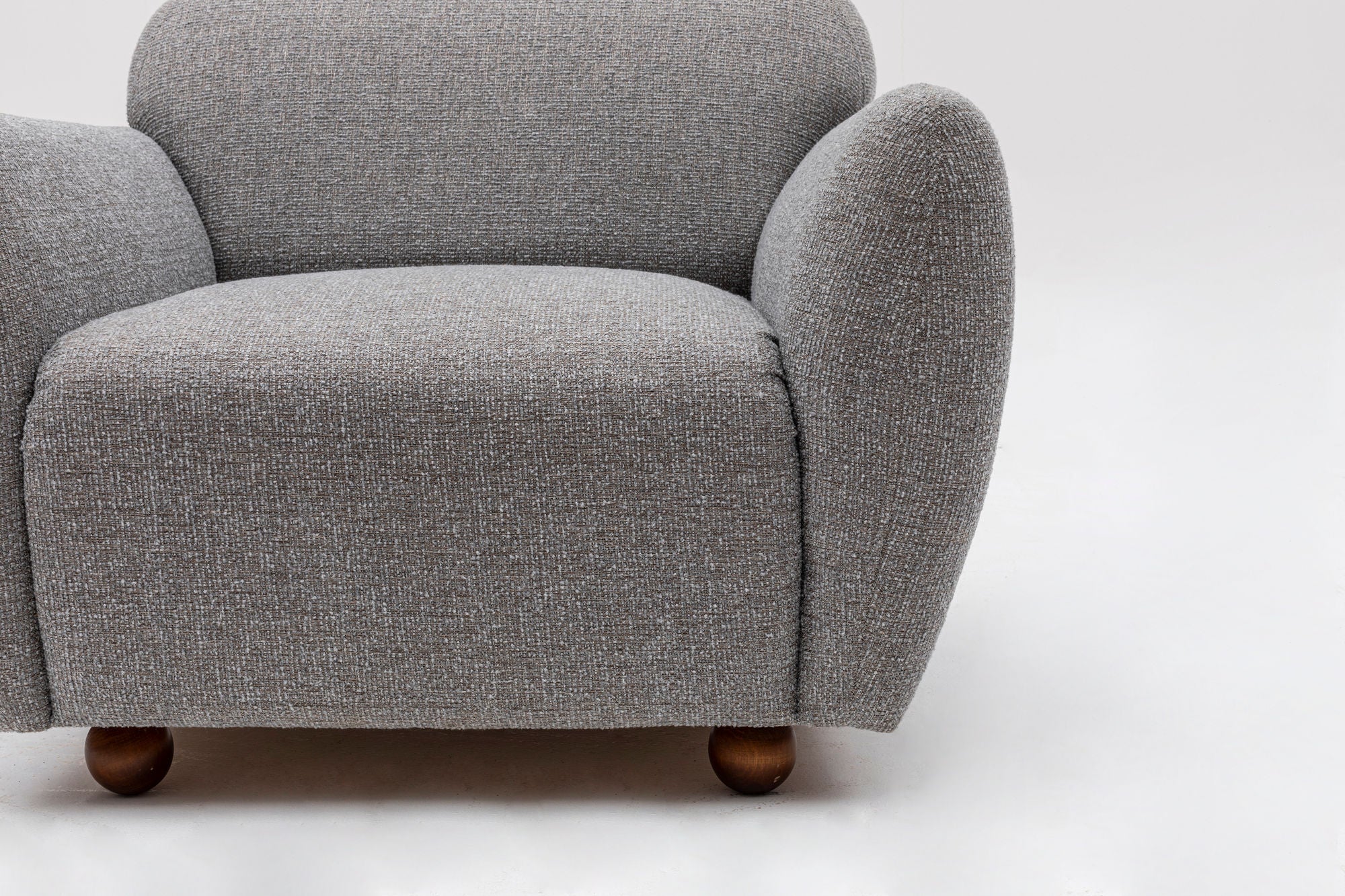 Eddy - Light Grey Wing Chair