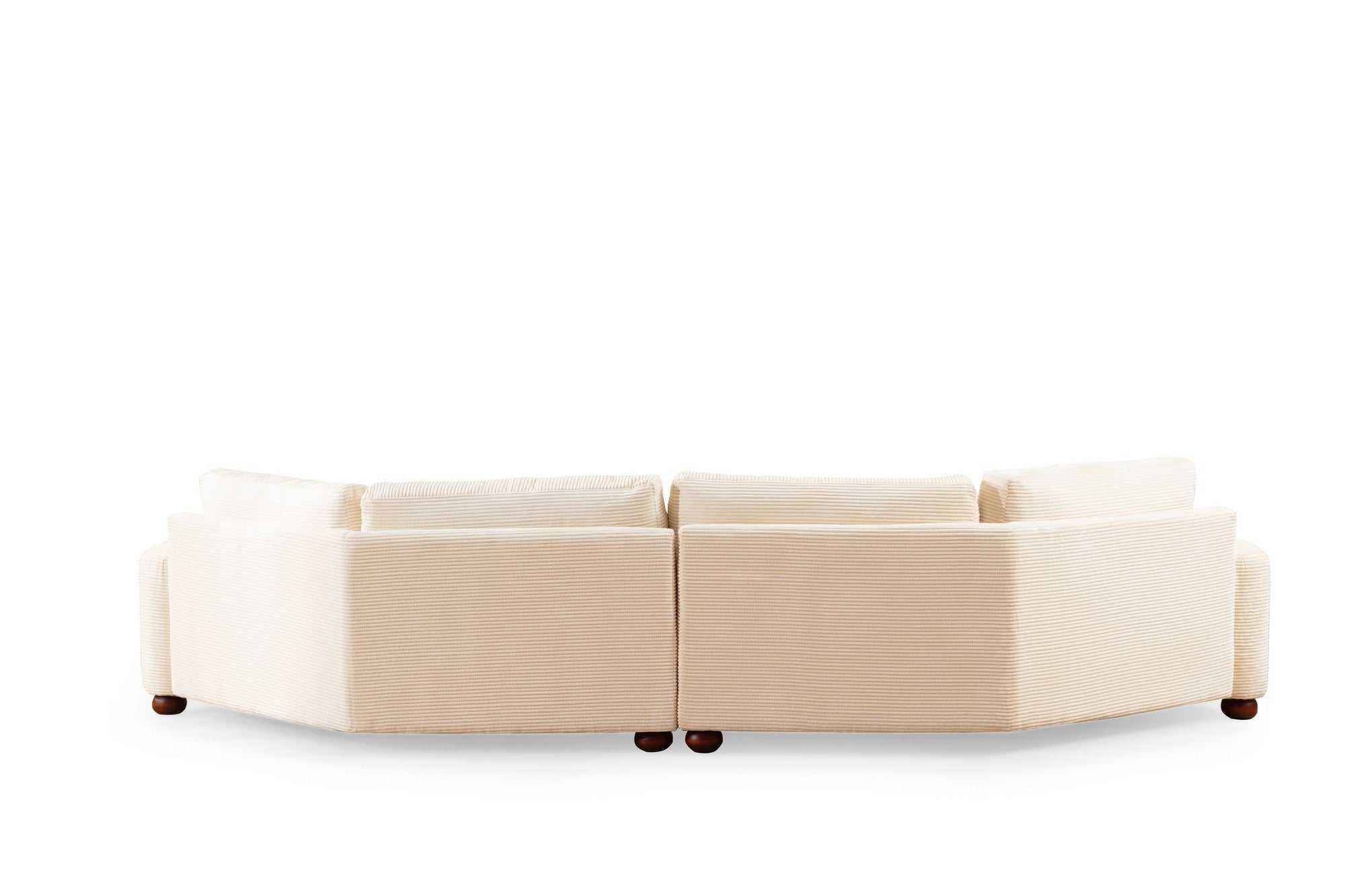 River 4 Sits Höger (L2-Xc Höger) - Beige 4-Sits Soffa