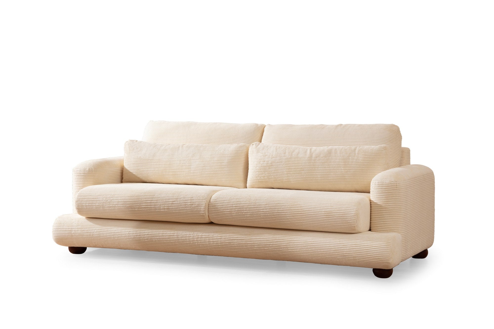 River - Beige 3-sitssoffa