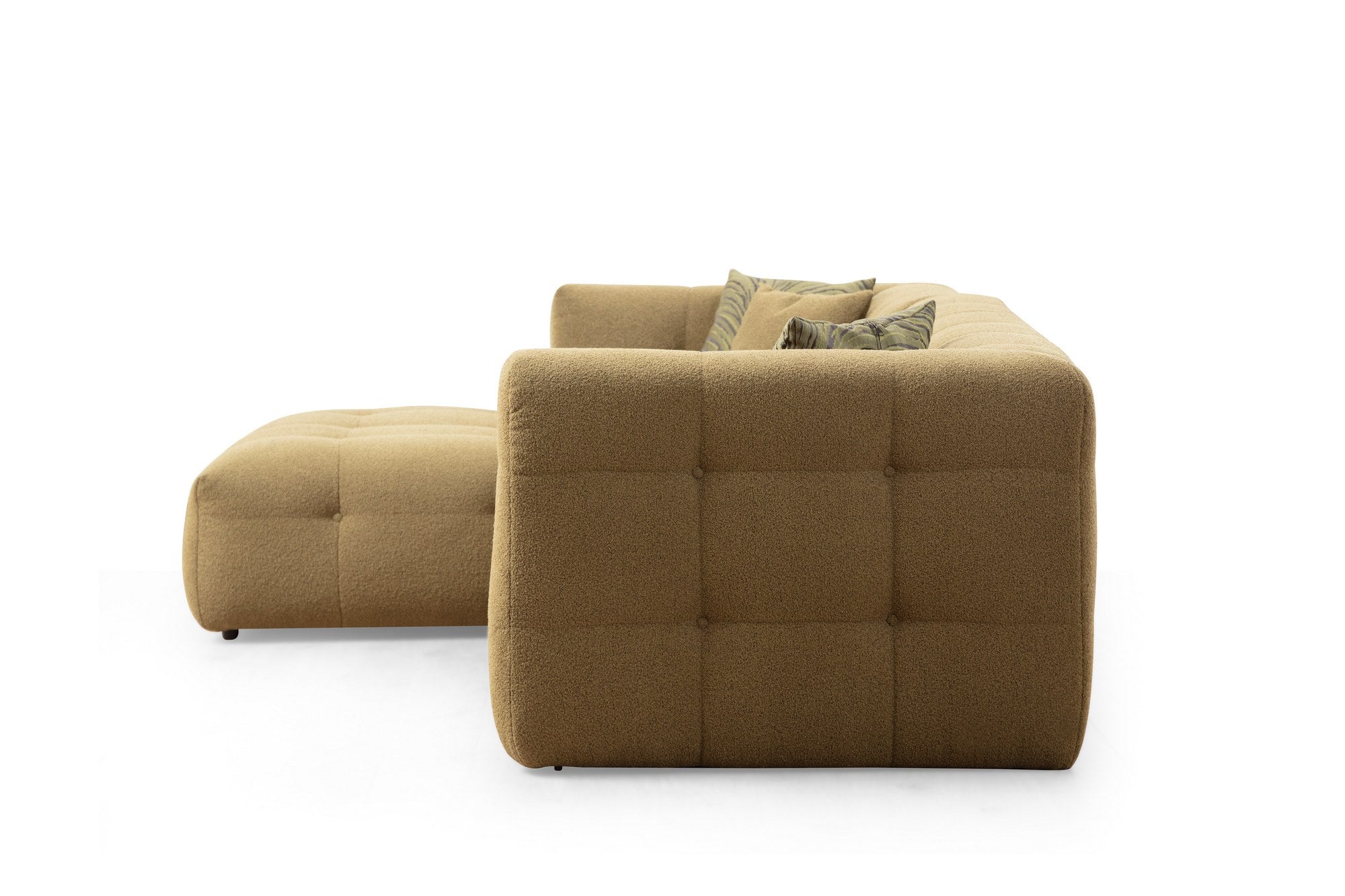 Cady 3 Sits Vänster - Khaki Hörnssoffa