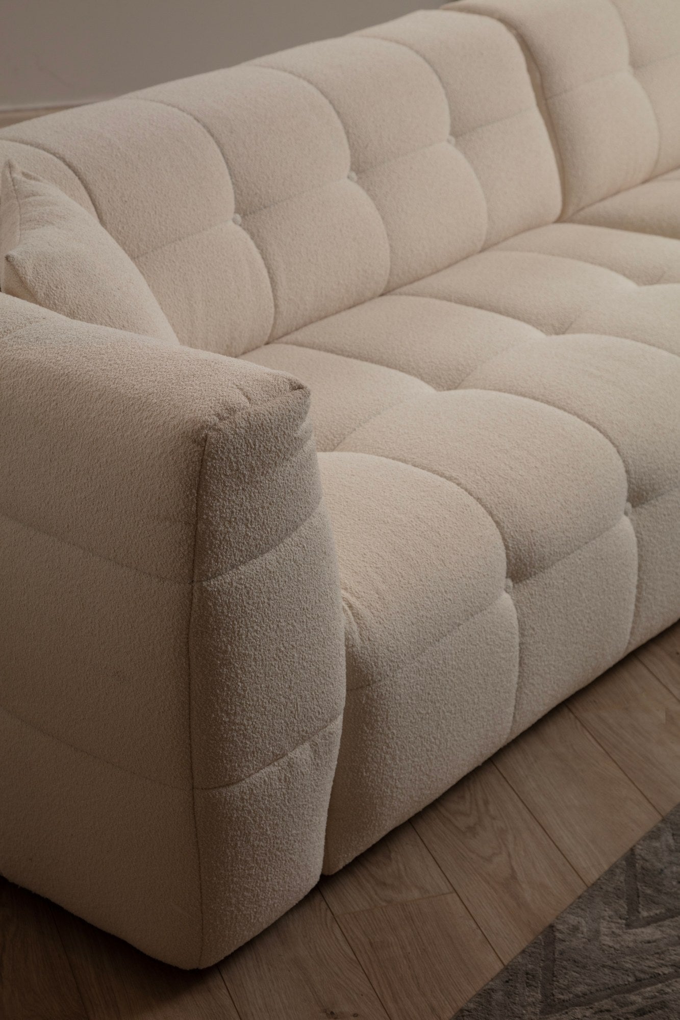 Cady 3 Sits Höger - Beige Hörnssoffa