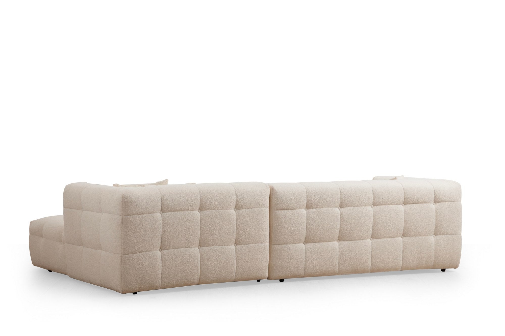 Cady 3 Sits Höger - Beige Hörnssoffa