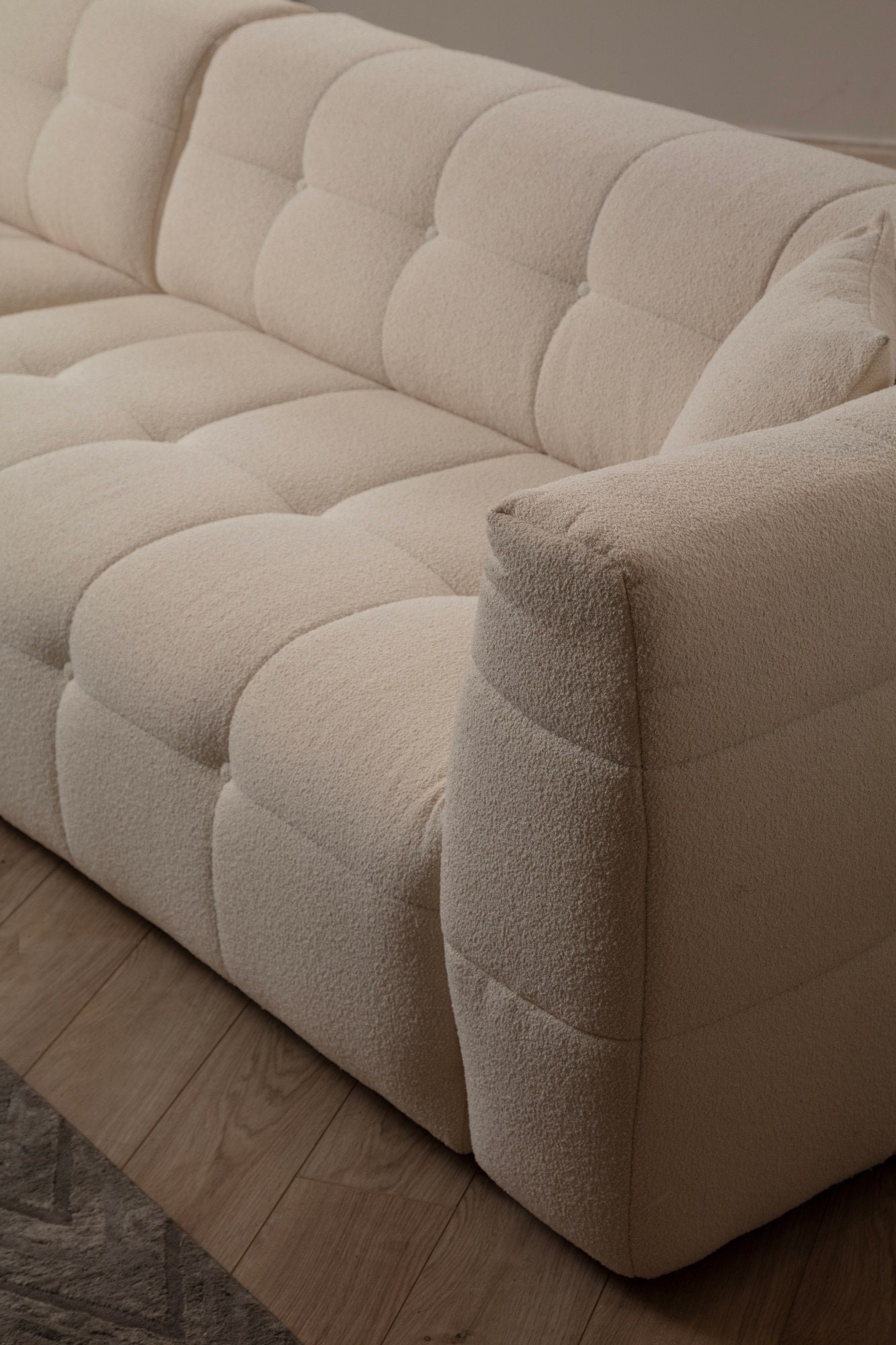 Cady 3 Sits Vänster - Beige Hörnssoffa