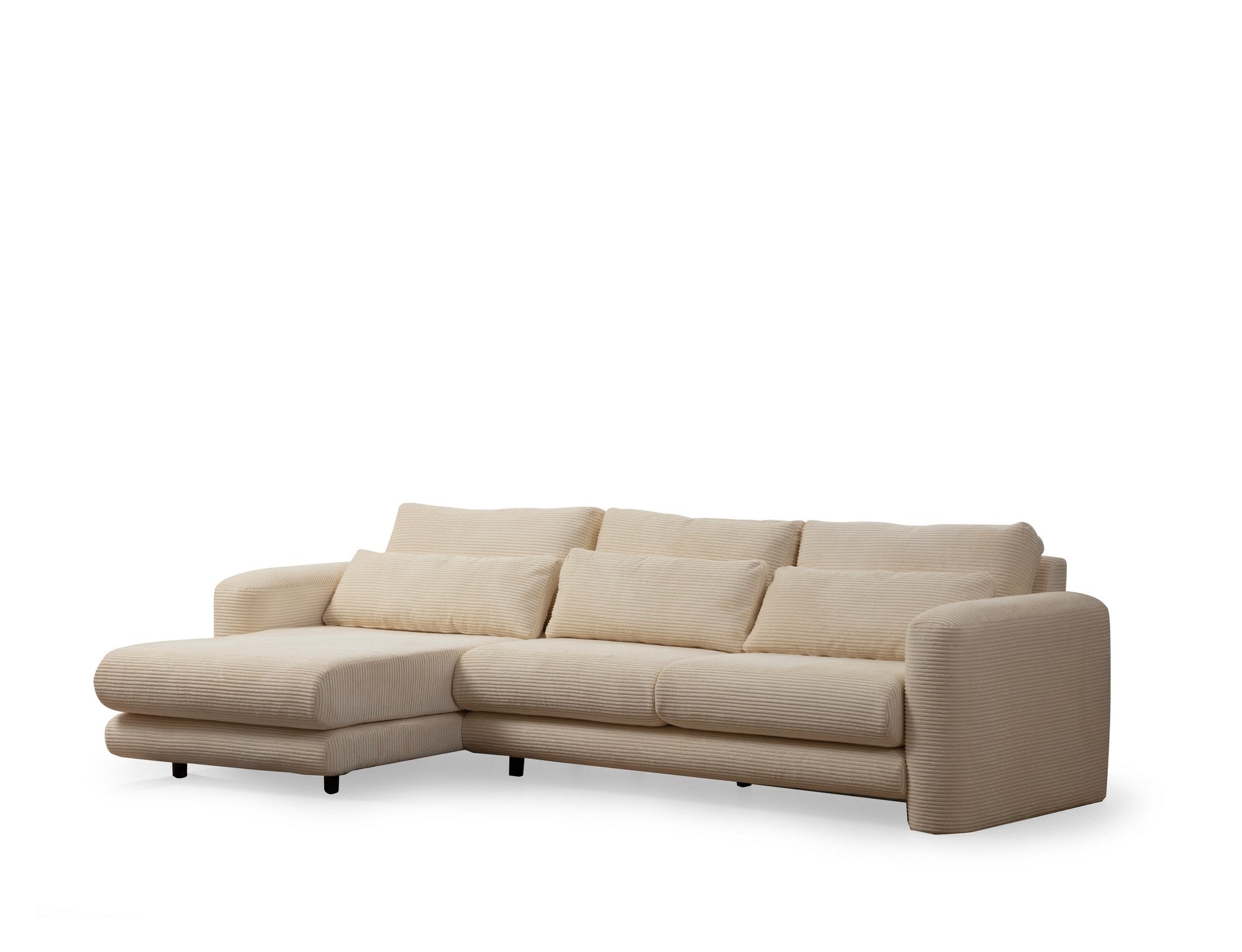 Lily Corner Left Beige Hörnsoffa