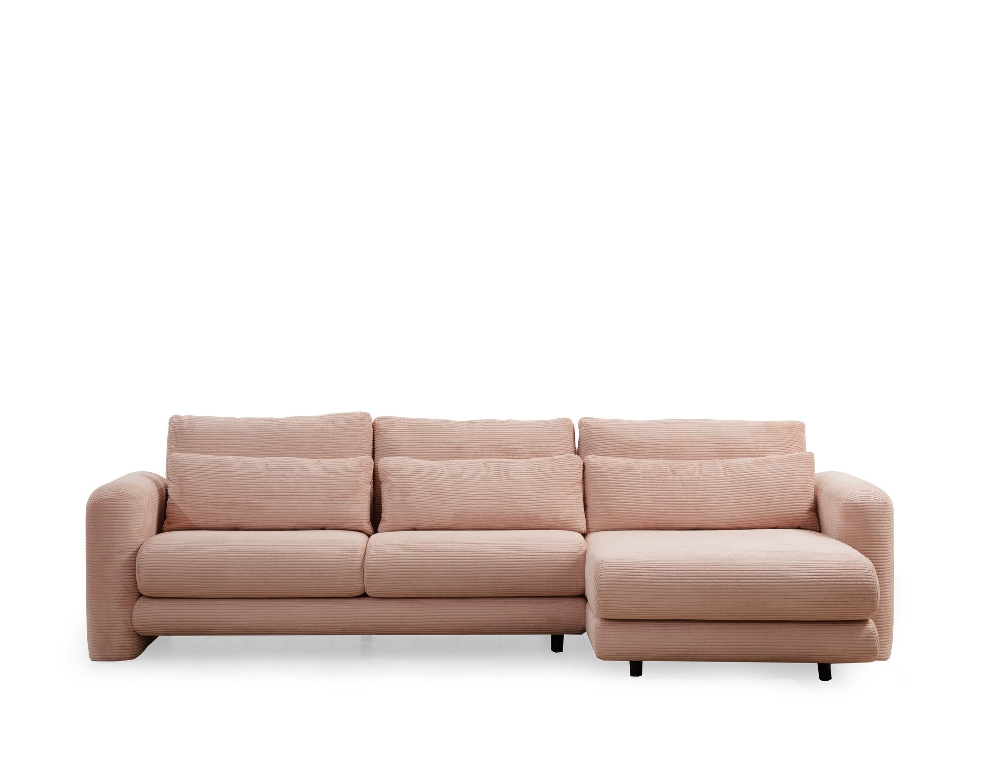 Lily Corner Right Pink Corner Sofa