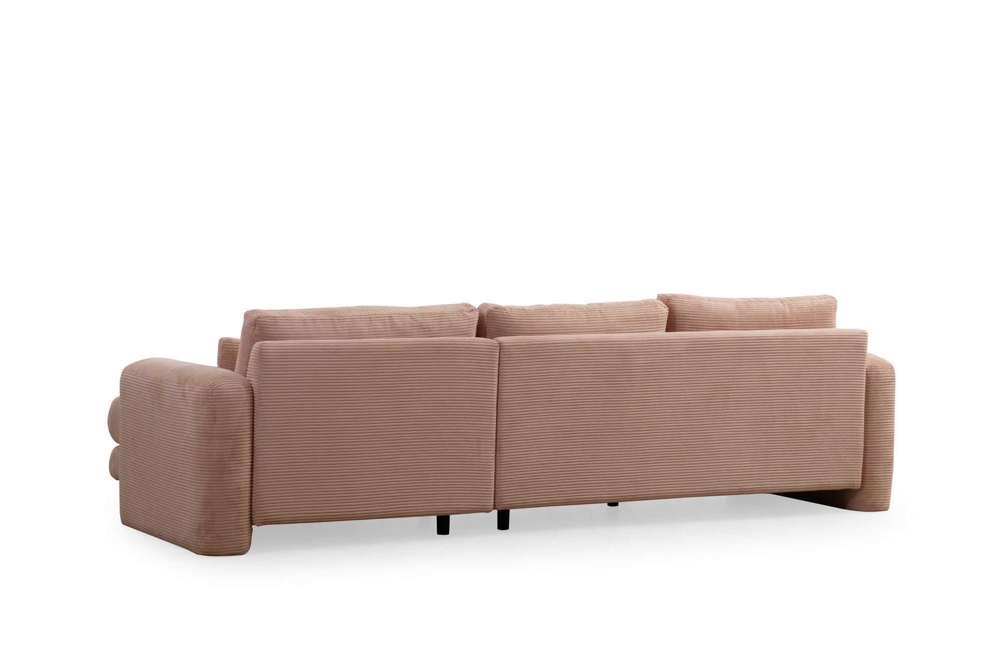 Lily Corner Right Pink Corner Sofa