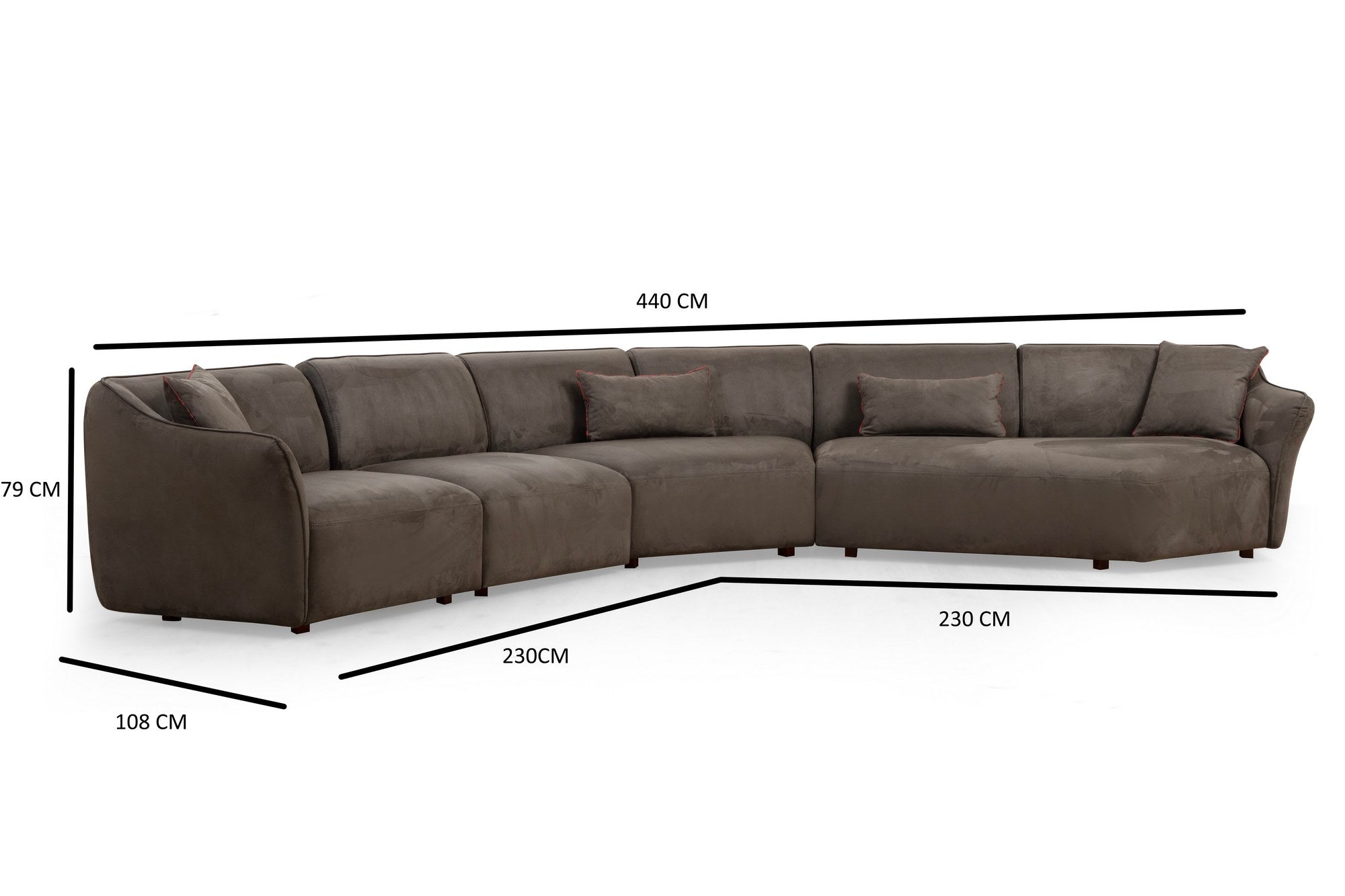 Mentıs Corner 1 (L1+O1+Cx+2Xr) Hörnsoffa