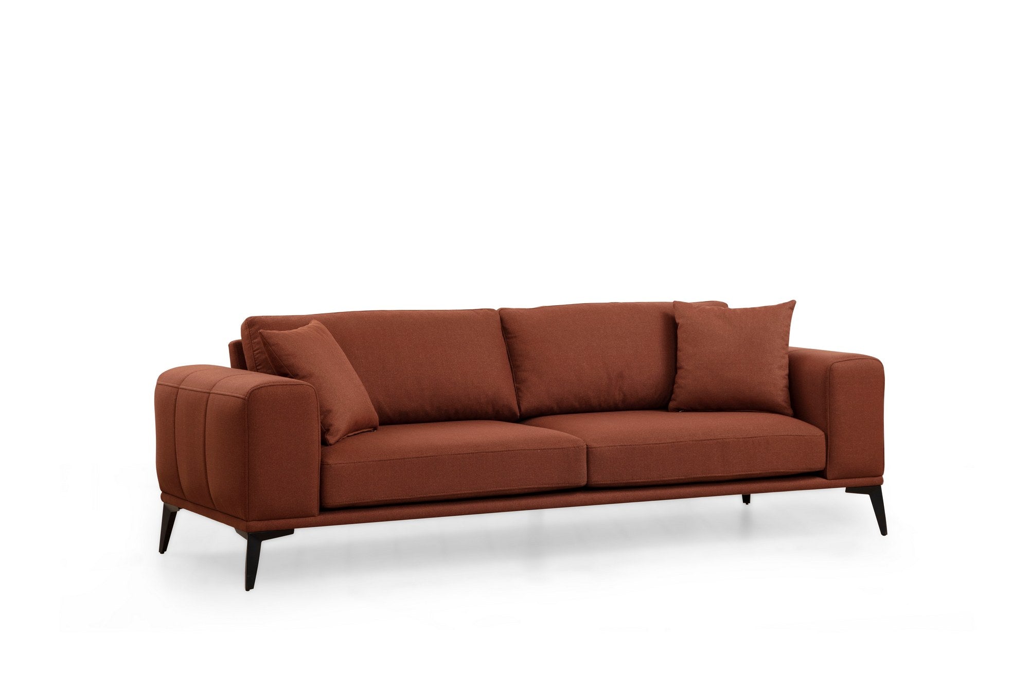 Kenzo 3 - Tegelröd 3-Sits Soffa