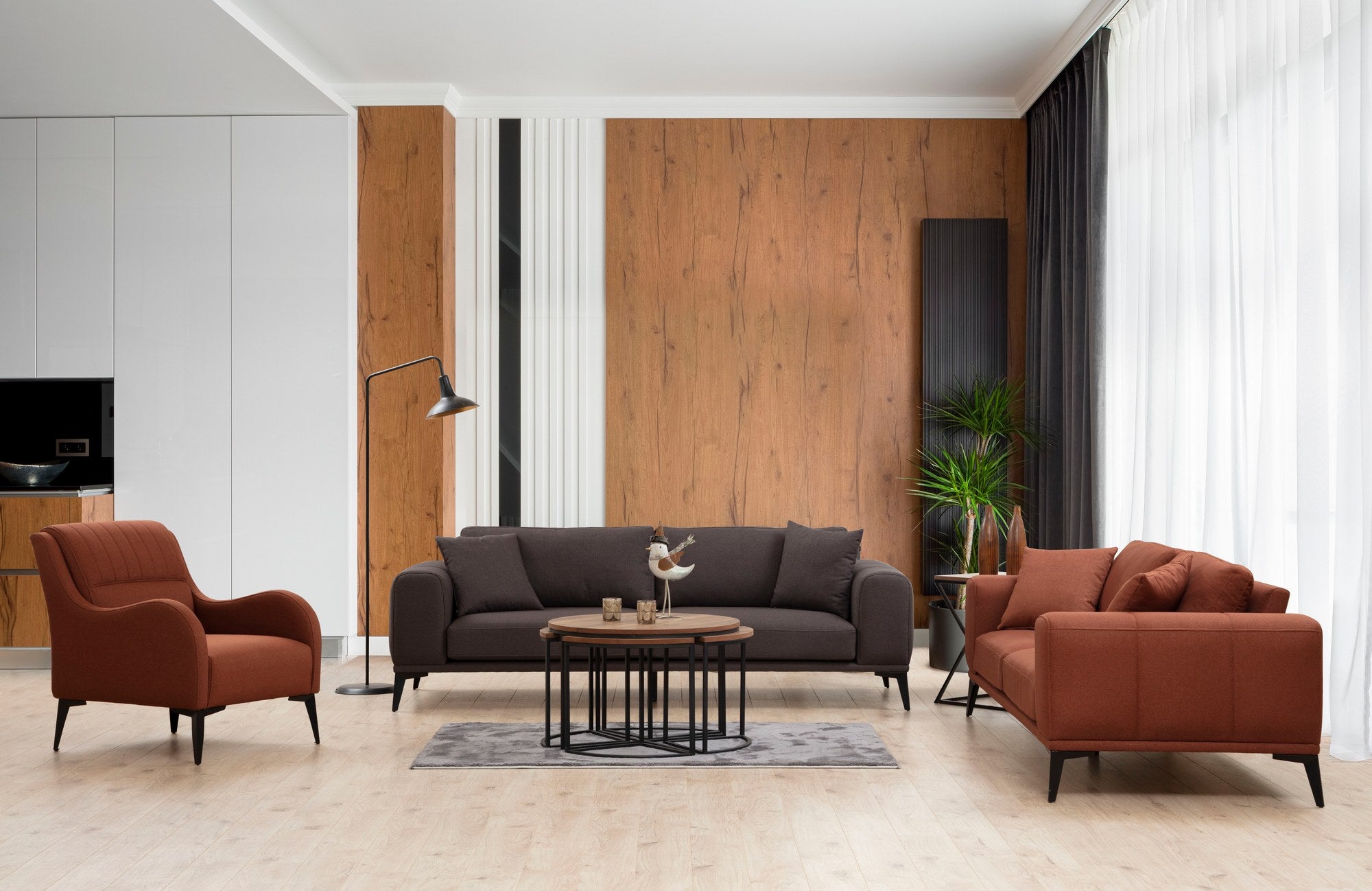 Kenzo - Tile Red Wing Chair