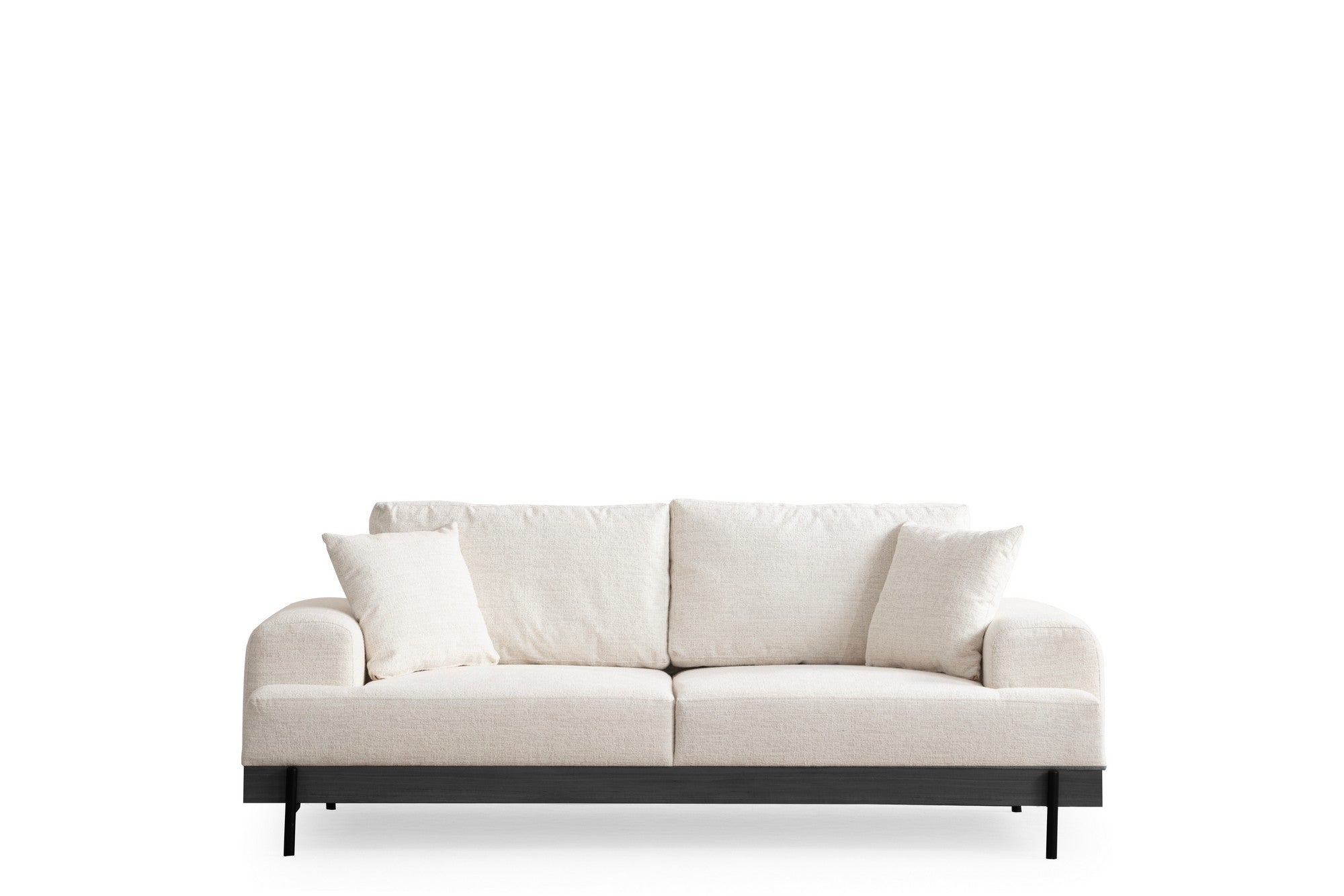 Eti Svart 3 Sits - Vit 3-Sits Soffa