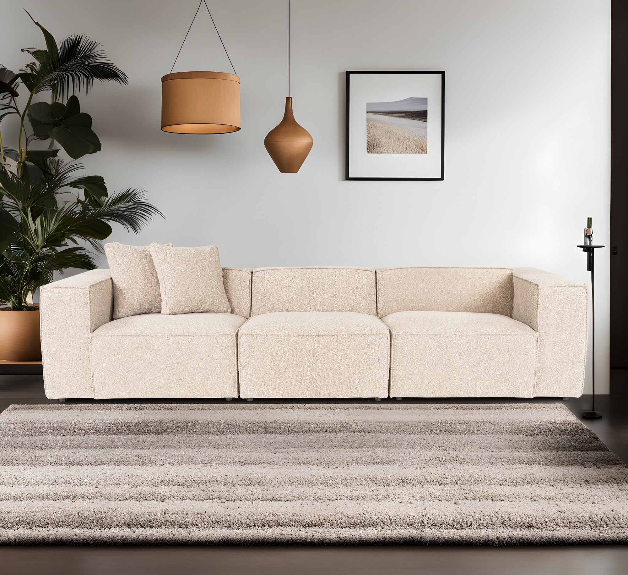 Lora 3 Seater - Persika 3-sitssoffa