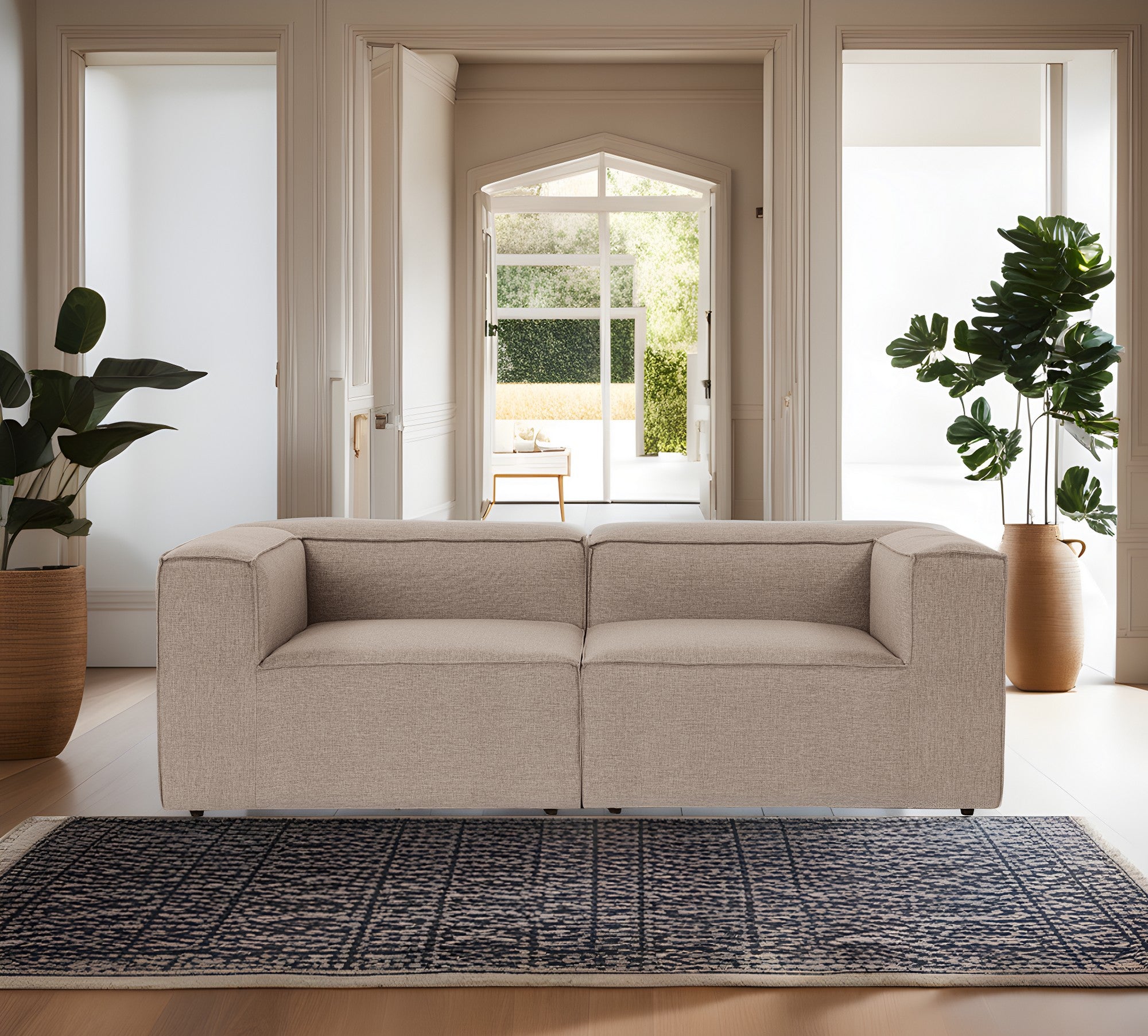Fora 2 Sits - Brun 2-Sits Soffa