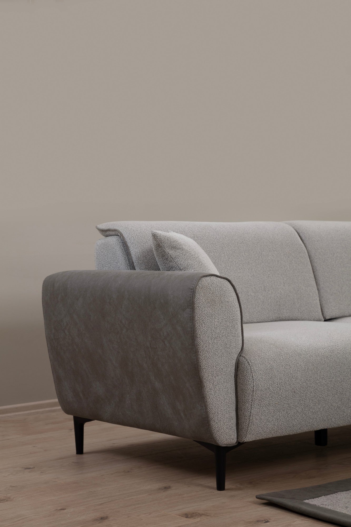 Aren - Grå 3-sits Soffa-Bädd