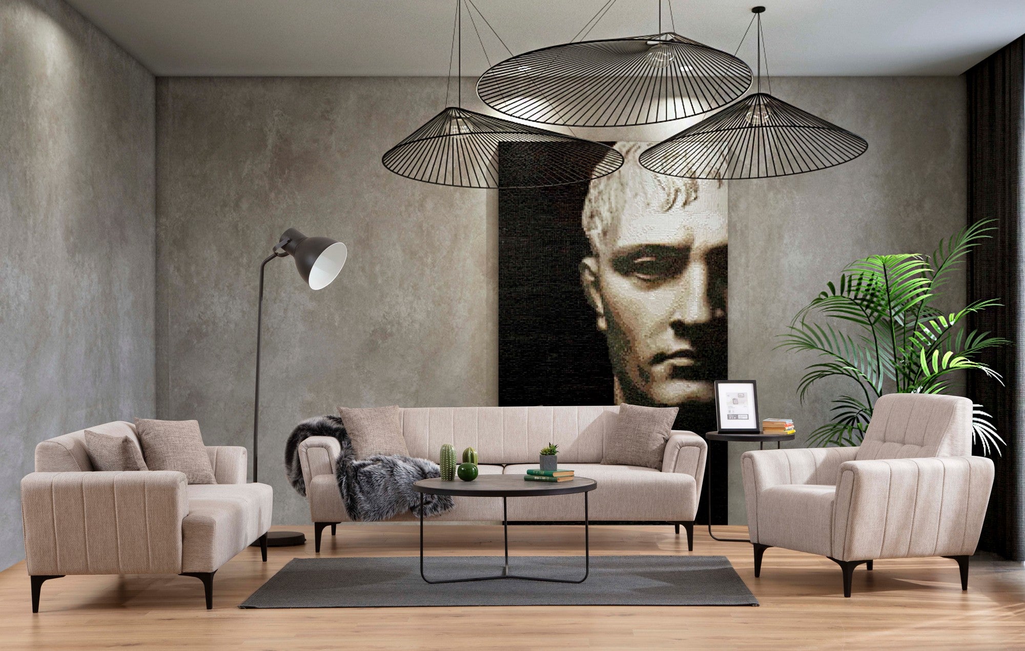 Hamlet - Beige 1-Seat Sofa
