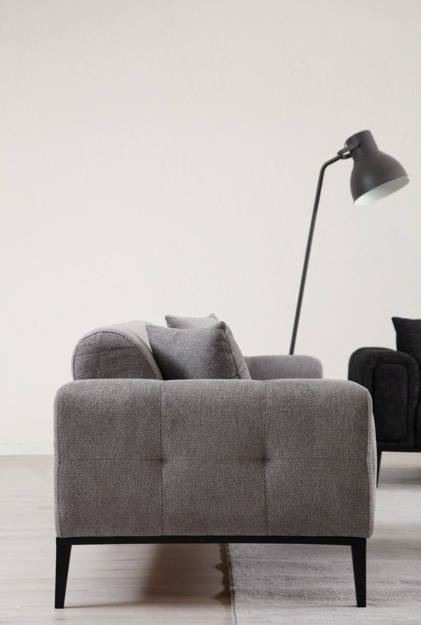 Athena 3 Seater - Ljusgrå 3-sitssoffa-säng