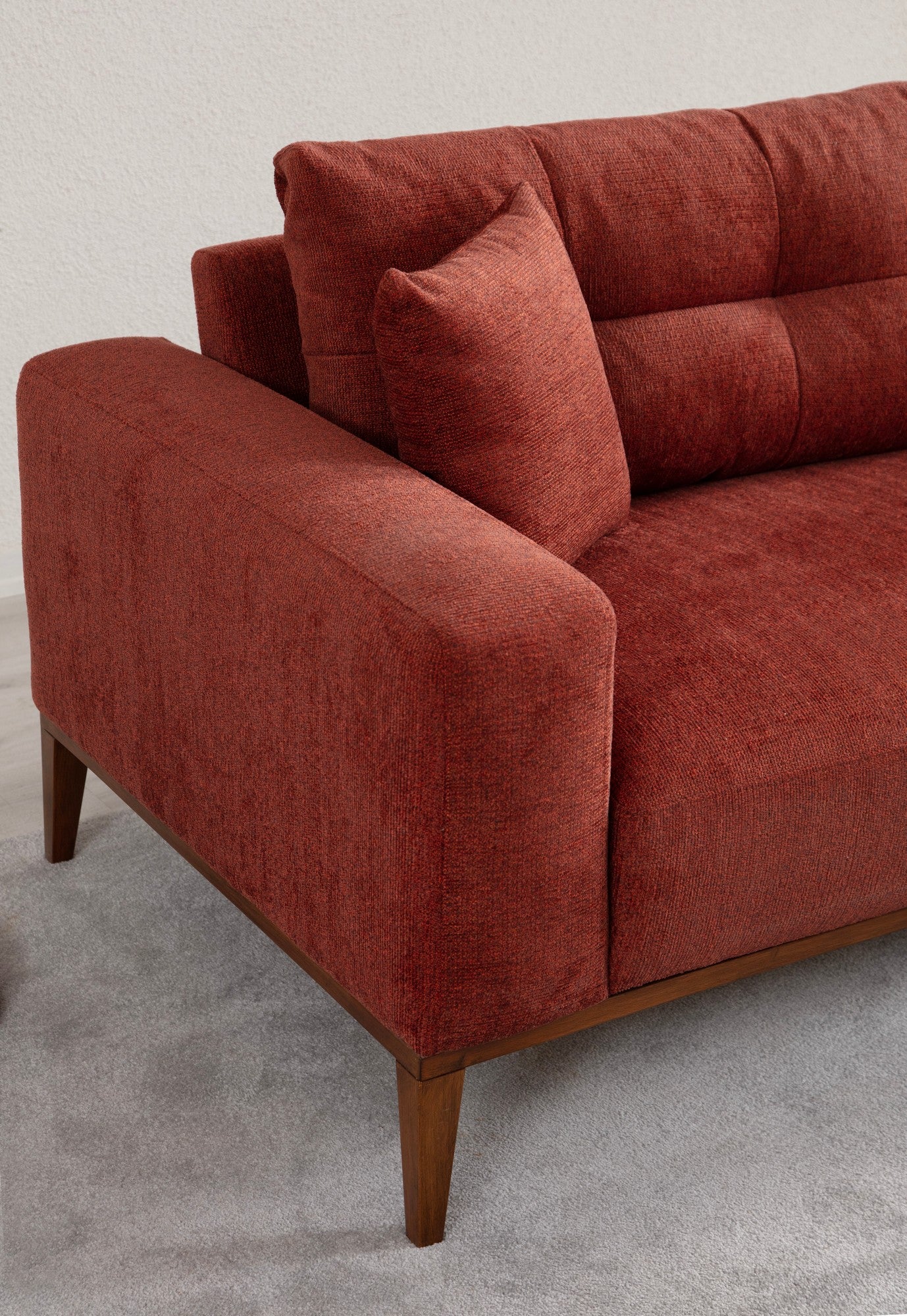 Sinor 3 Seater - Tegelröd 3-sitssoffa-säng