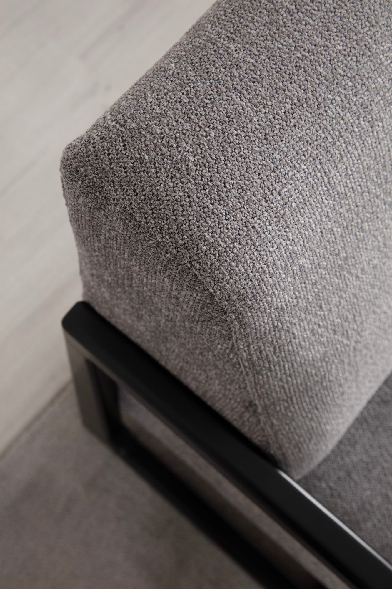 Athena Bergere - Light Grey Wing Chair