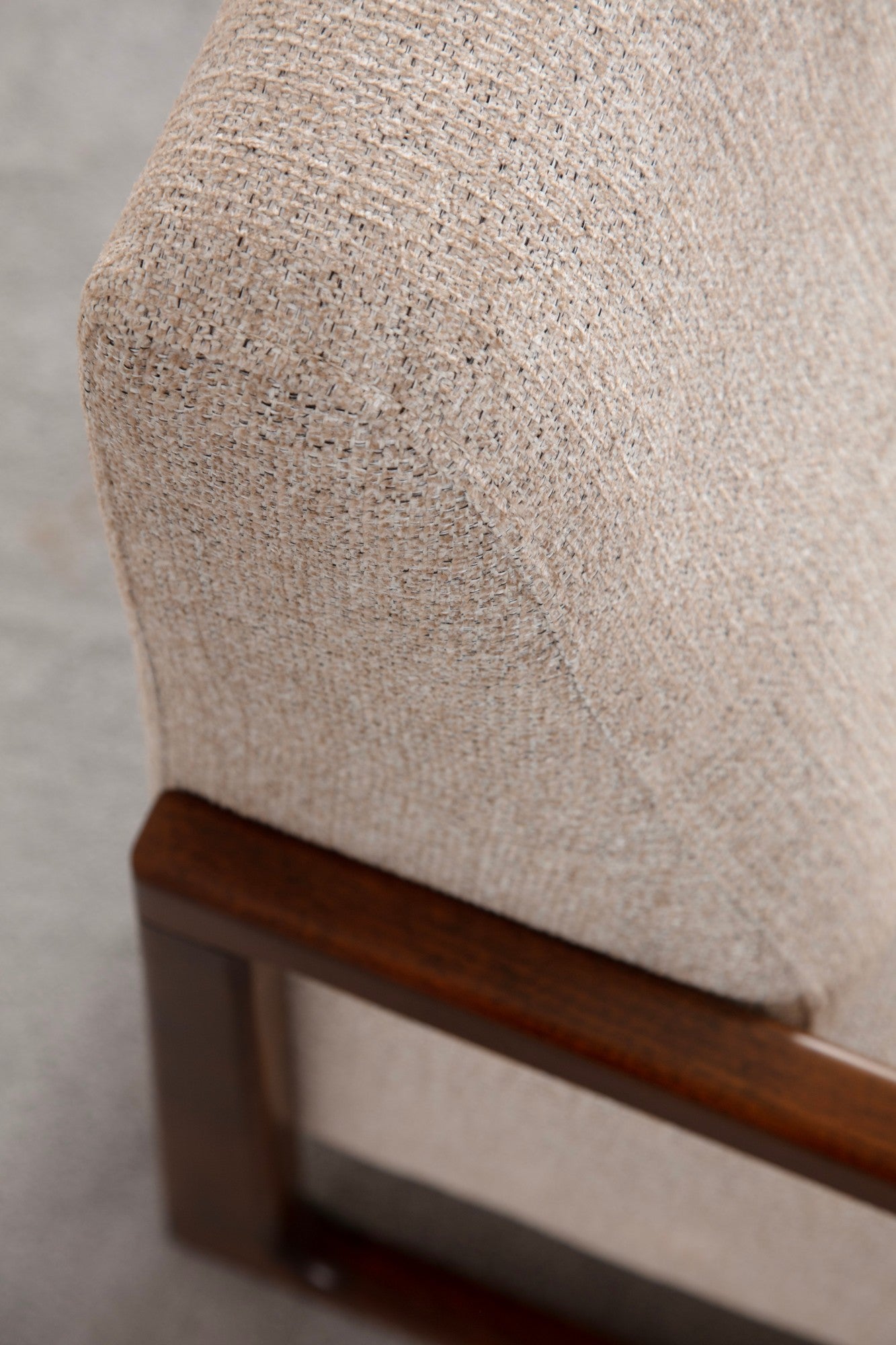 Athena Bergere - Beige Wing Chair