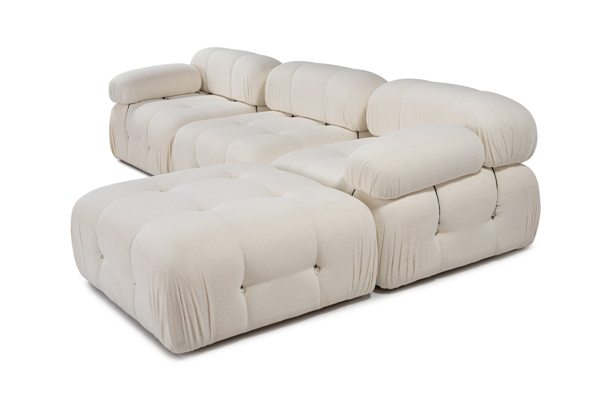Bubble Beige L1-O1-1R-PUF Hörnsoffa