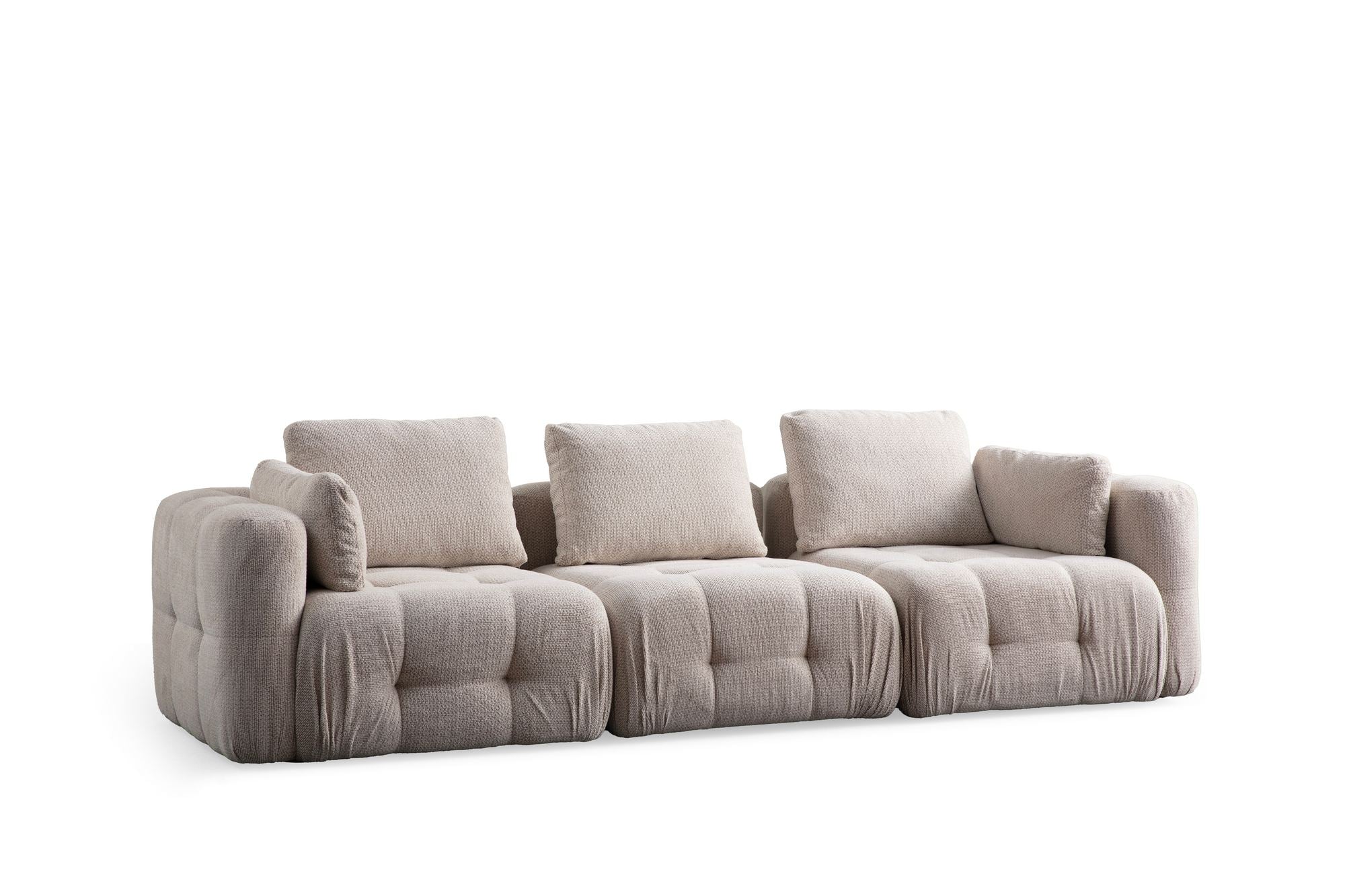 Amaris 3-sits - Beige 3-sits soffa